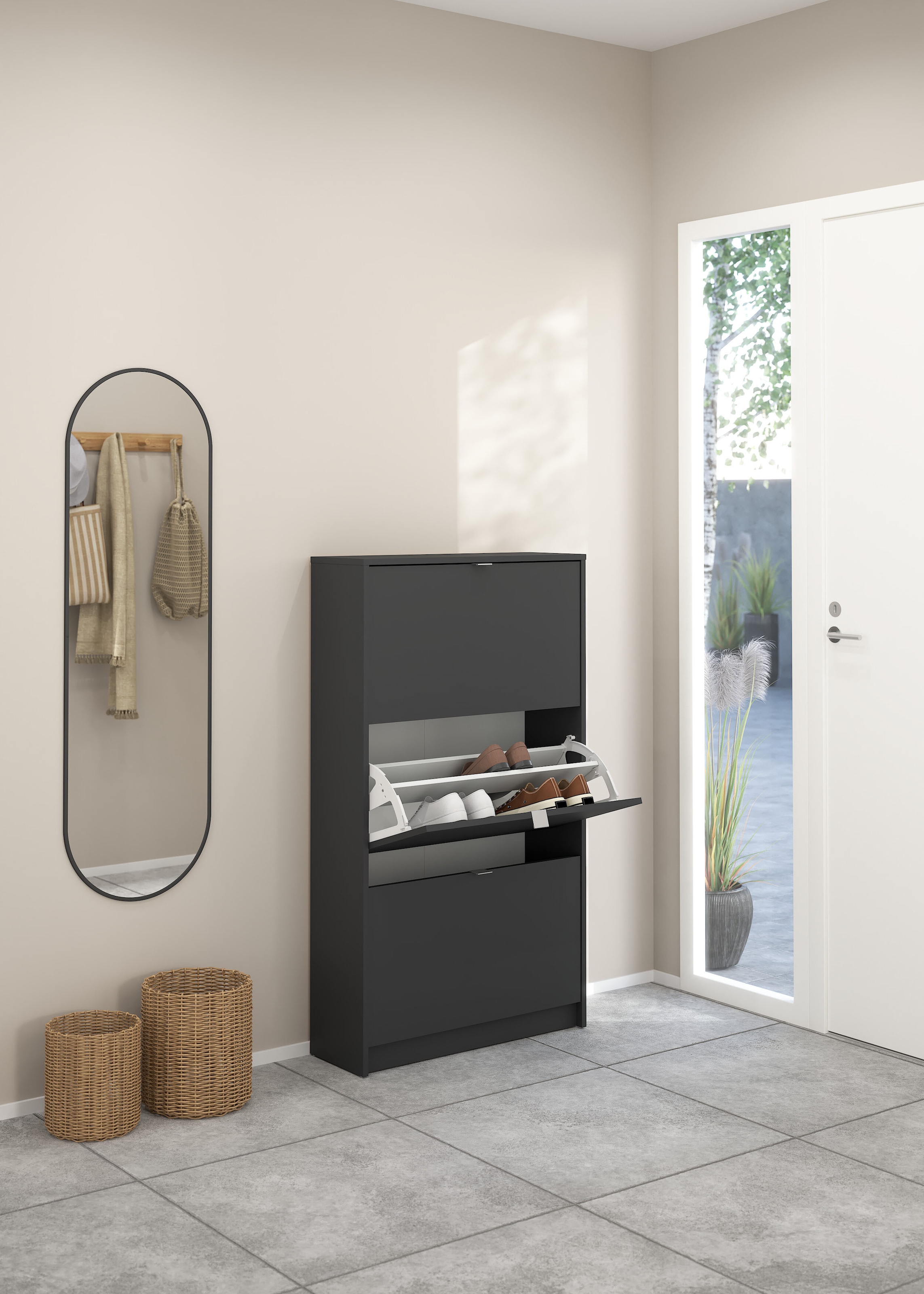 INOSIGN Schuhschrank "Shoes Schuhaufbewahrung, Schuhkommode, Schuhregal," m günstig online kaufen