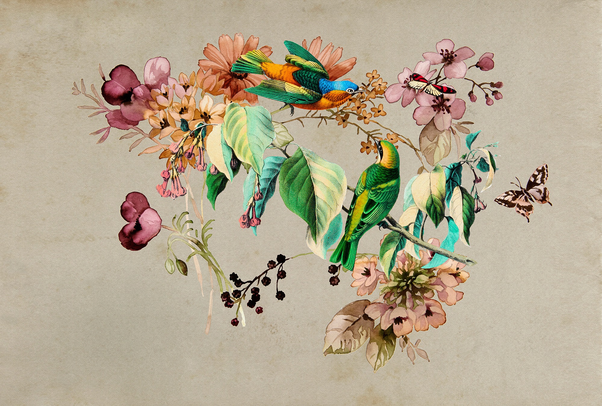 living walls Fototapete »Walls by Patel Love Nest« glatt Vlies, Wand günstig online kaufen