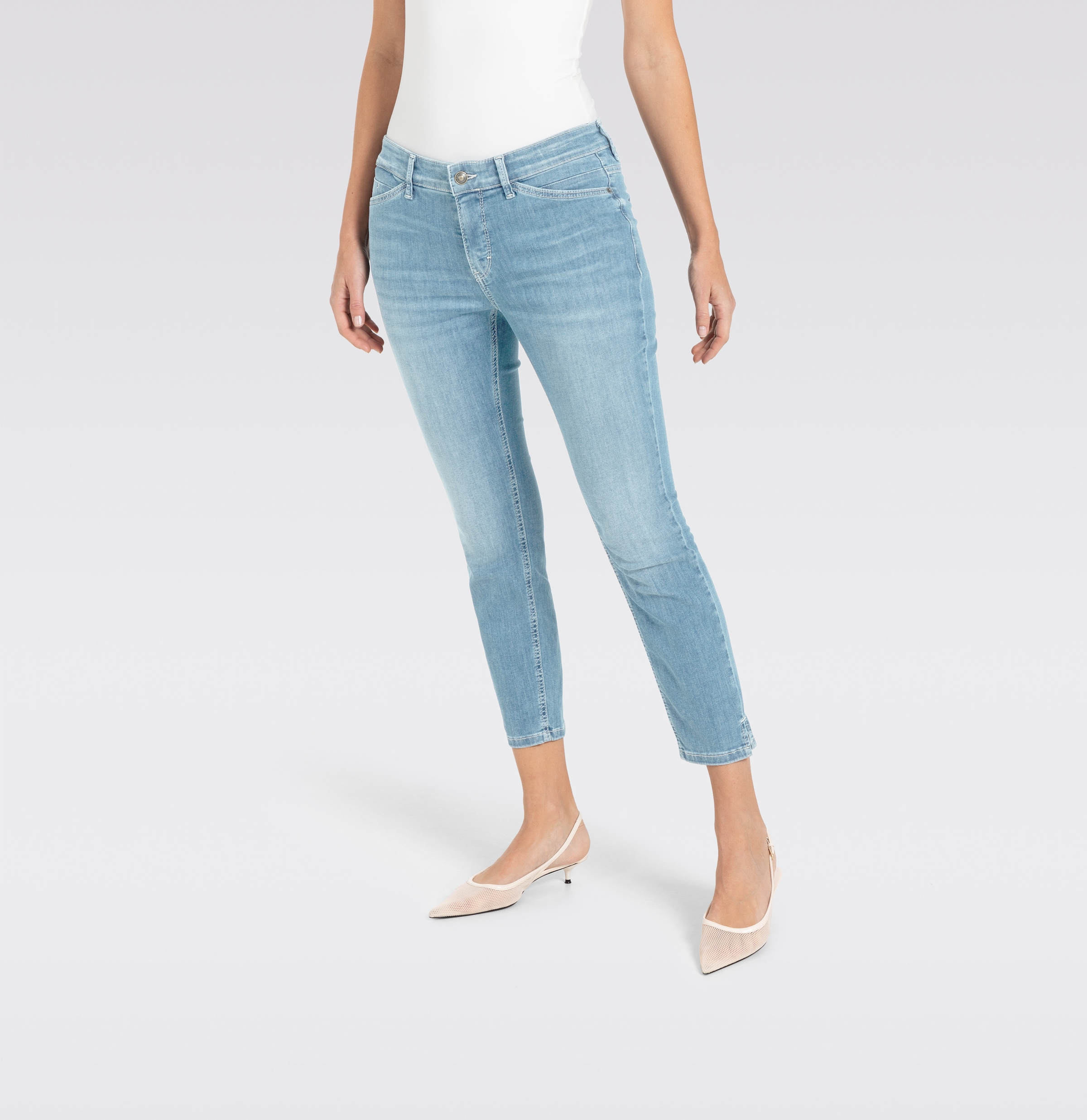 MAC 7/8-Jeans »Dream Summer«, verkürzt mit Schlitz am Saum