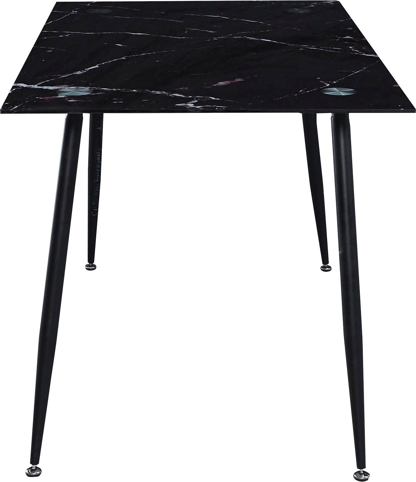 Home affaire Glastisch »Julia«, Breite 140 cm, in Marmor-Optik