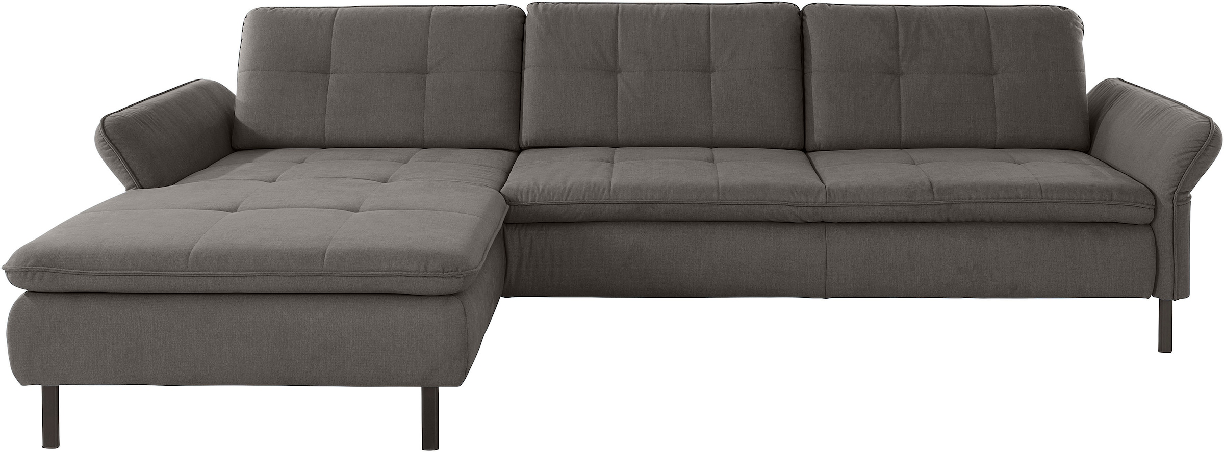 INOSIGN Ecksofa »Birkholm L-Form«, Armlehnverstellung, auch in Easy Clean Bezug - mit Wasser zu reinigen
