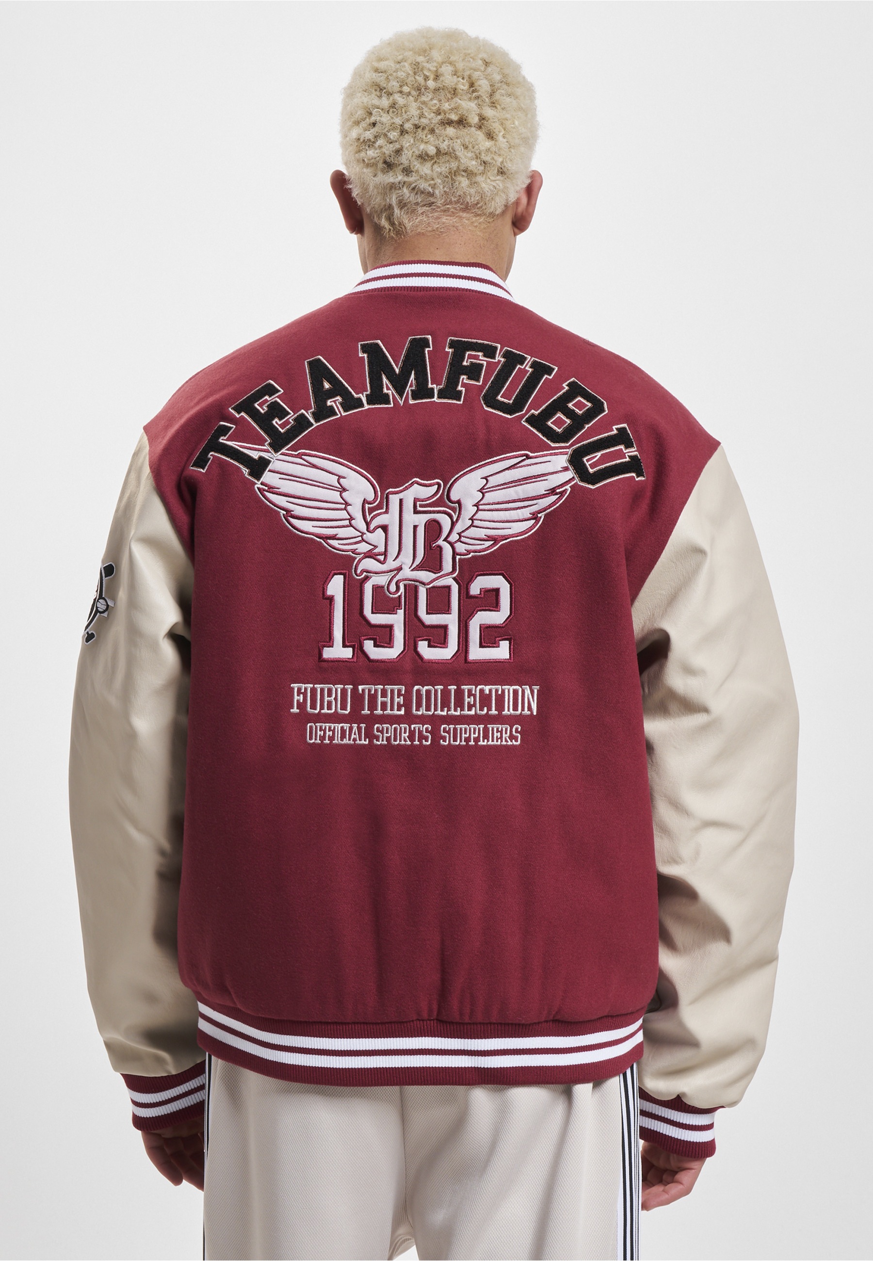Fubu Bomberjacke »Fubu Herren FM233-009-1 FUBU College Varsity Jacket« 1 Stk. tlg. ohne Kapuze