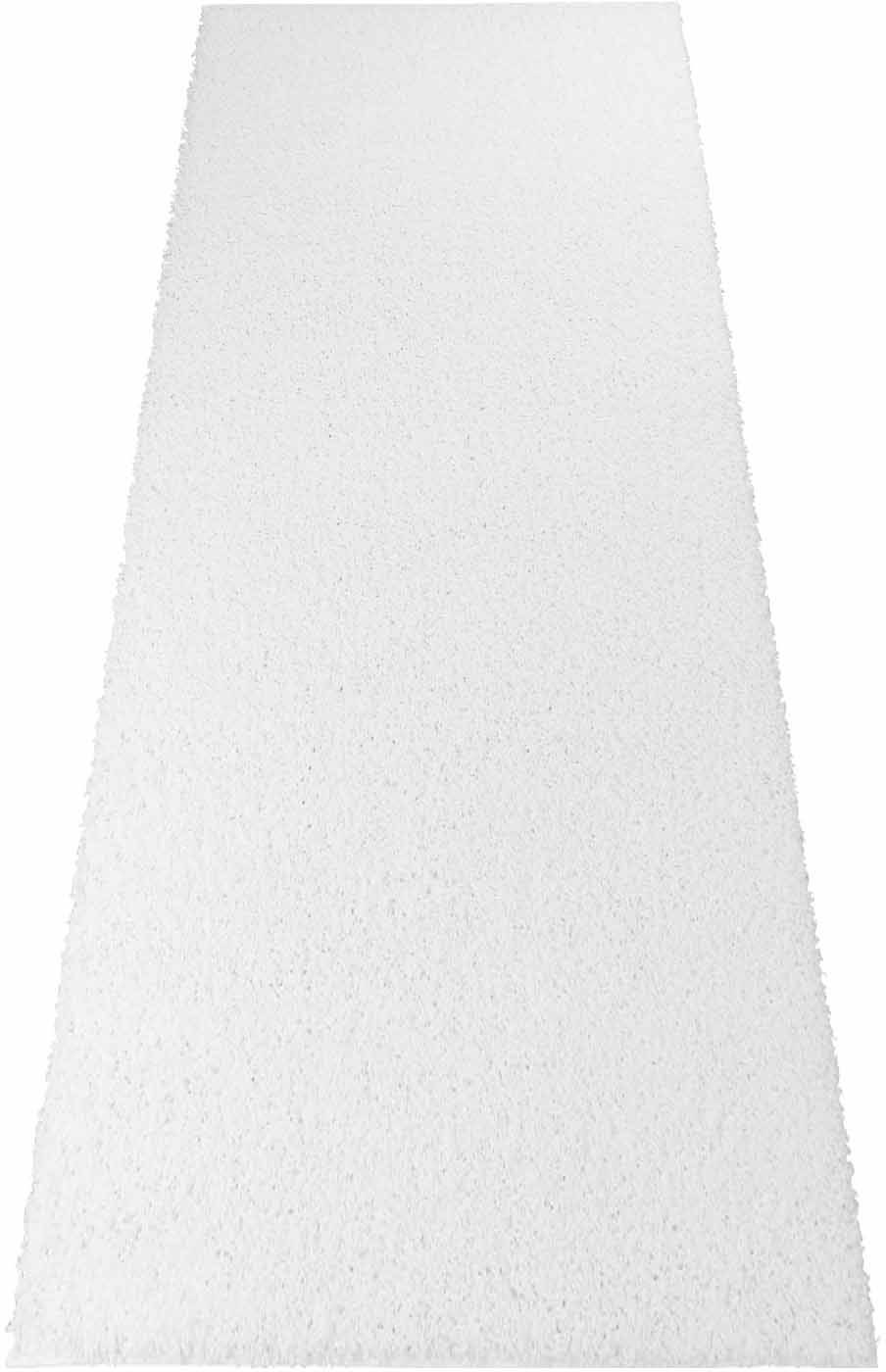 Carpet City Hochflor-Teppich »Shaggi uni 500«, rechteckig, 30 mm Höhe, Läufer, Shaggy, Uni, Langflor, weich, Wohnzimmer, Schlafzimmer, Kinder