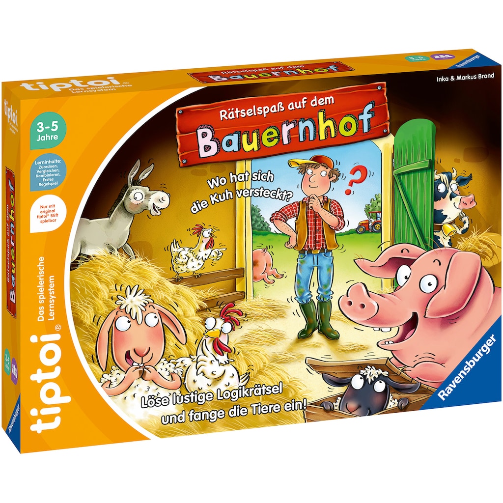 Ravensburger Spiel »tiptoi® Rätselspaß auf dem Bauernhof«