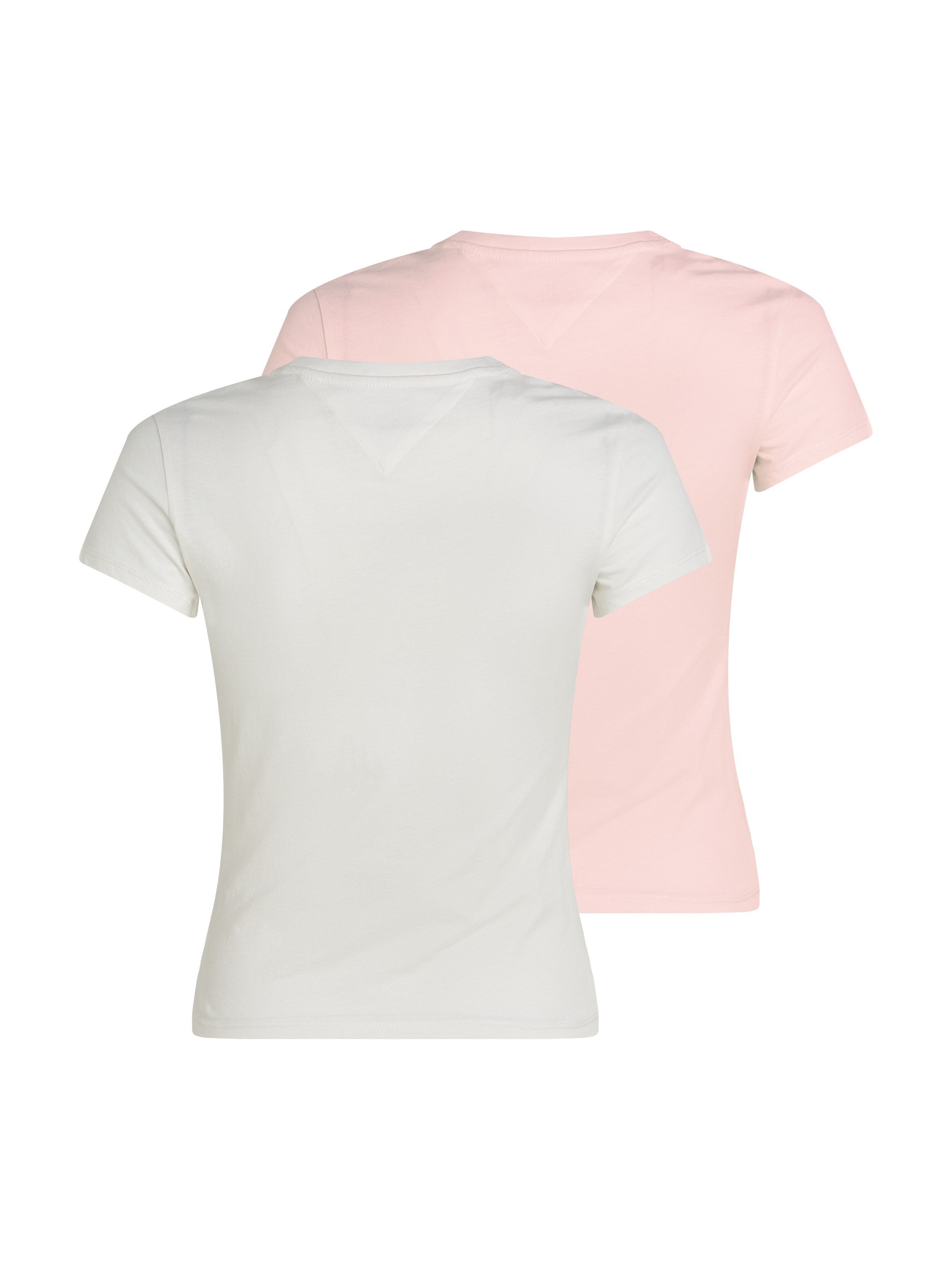 Tommy Jeans T-Shirt »TJW 2PACK C-NECK TEE«, (Packung, 2 tlg., 2er), mit Logo-Stickerei