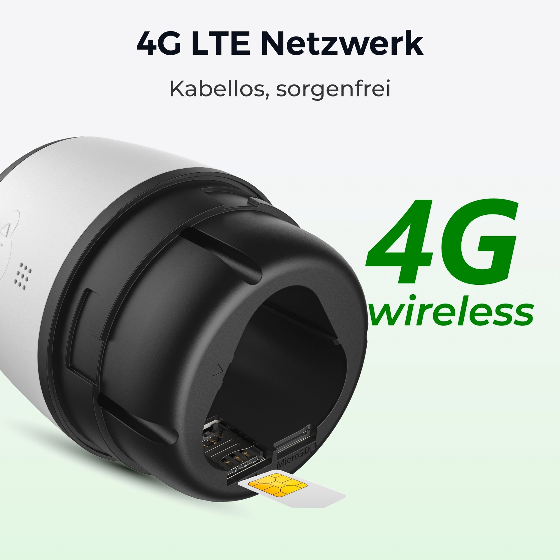 Reolink Überwachungskamera »Go Series G330 - 4MP Batterie-Außenkamera«, Außenbereich, 4G LTE Netzwerk, Personen-/Fahrzeug-/Tiererkennung