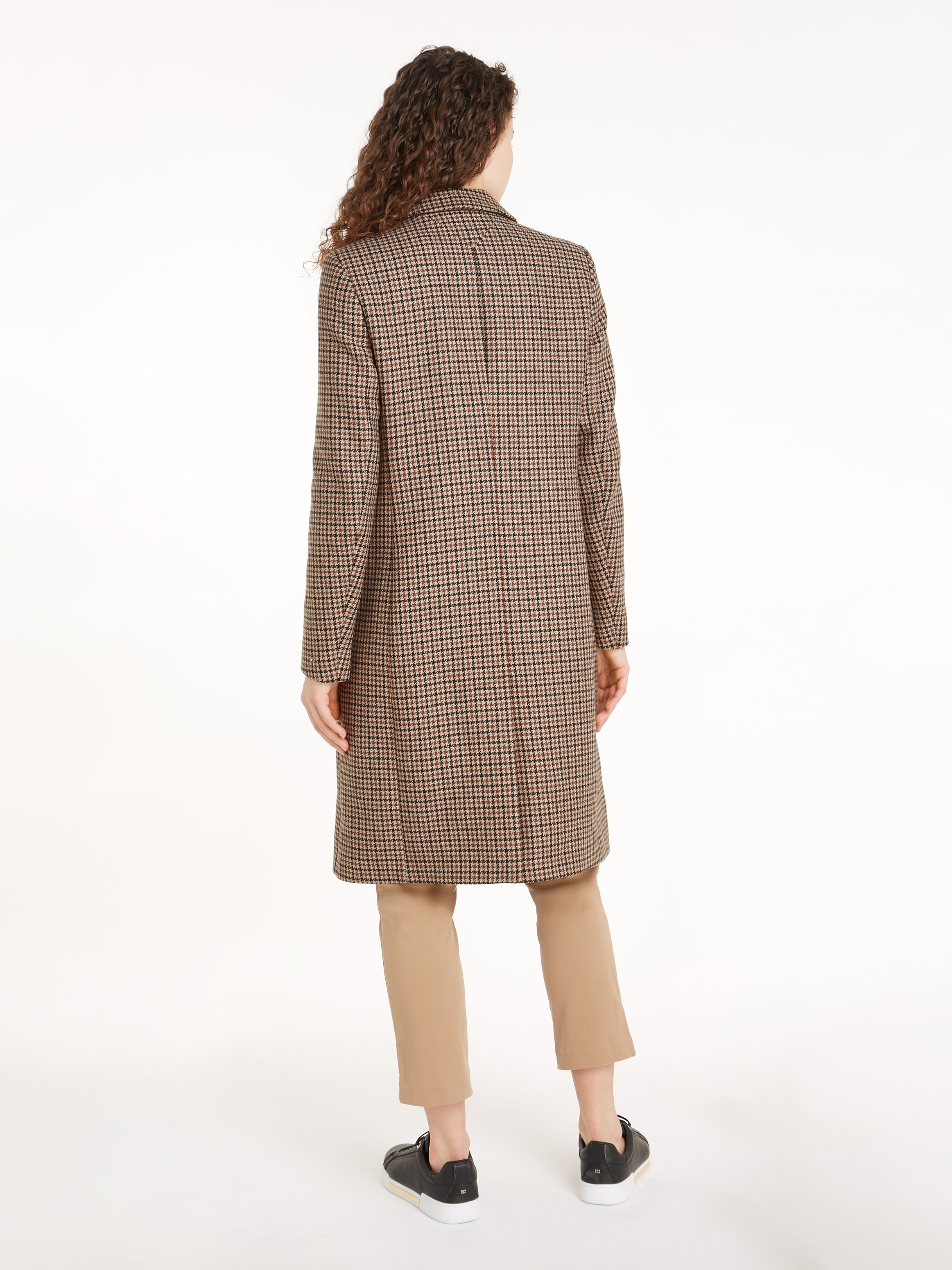 Tommy Hilfiger Kurzmantel »WOOL BLEND CLASSIC CHECK COAT«, im Karodessin