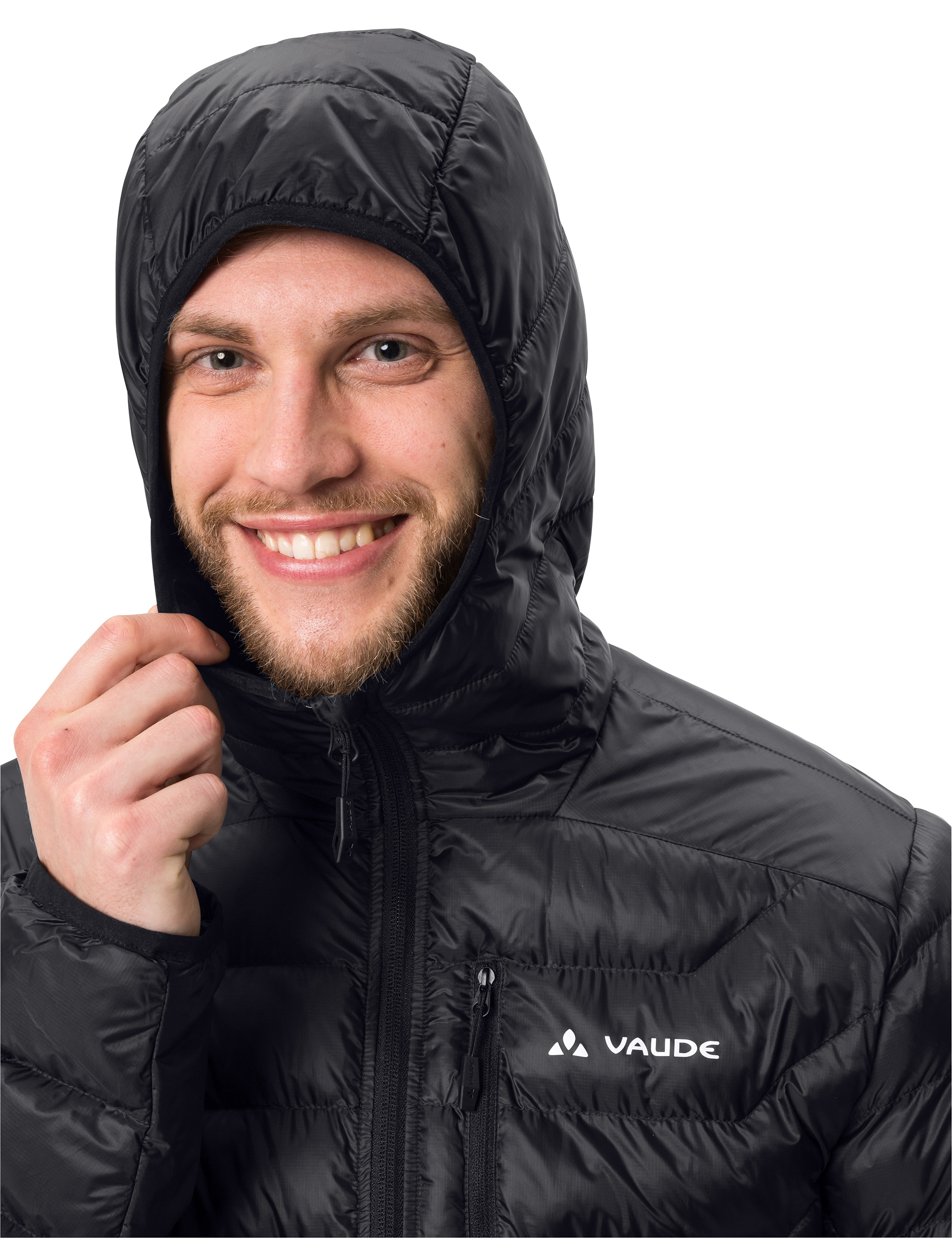 VAUDE Steppjacke »Men's Batura Hooded Insulation Jack« mit Kapuze mit Kapuze und hochschließendem Kragen, wasserabweisend
