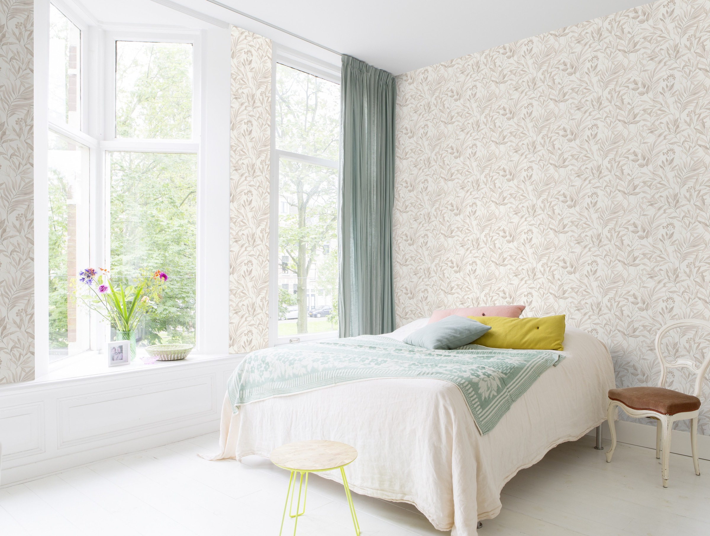 s.Oliver Papiertapete »mit Blättern«, botanisch, mit Pflanzen