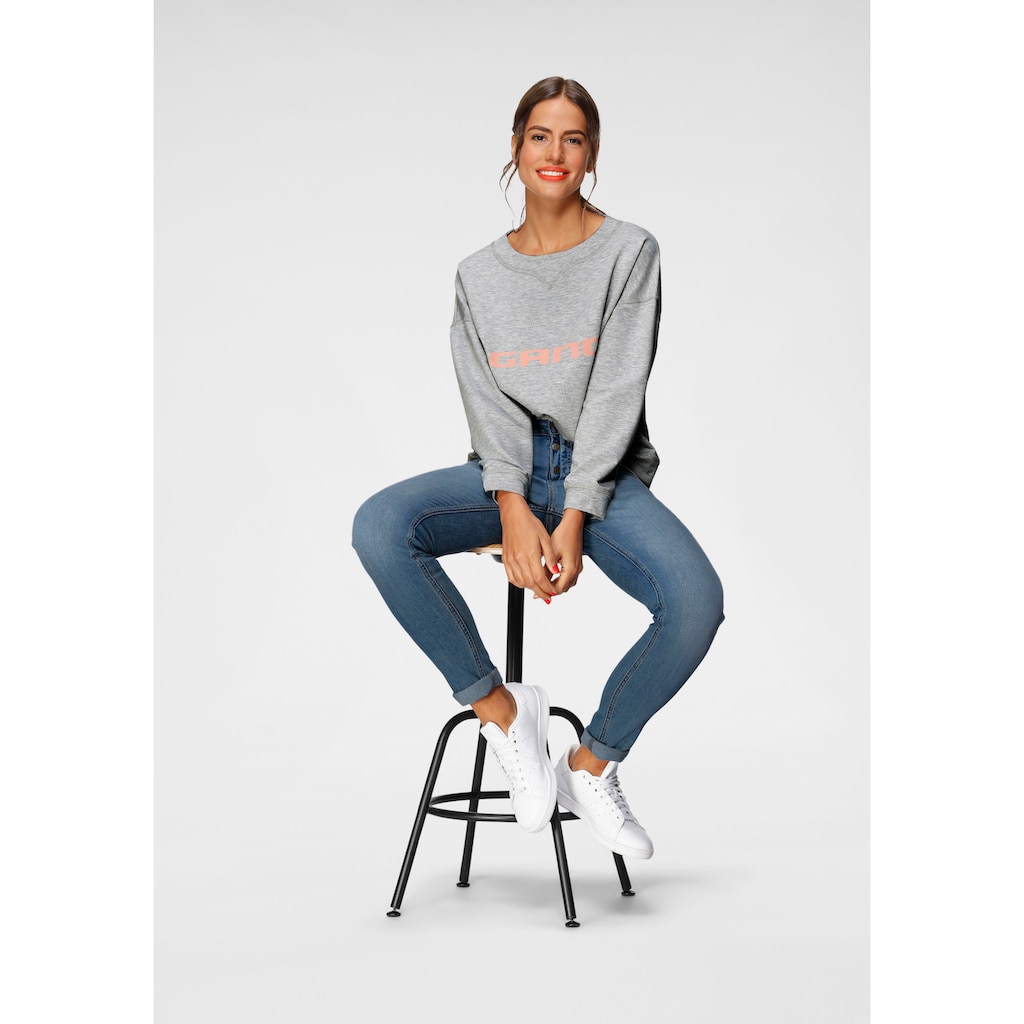 GANG Skinny-fit-Jeans »94Medina«, mit stylischer halb offener Knopfleiste