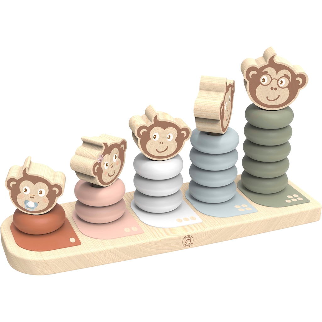 speedy monkey Stapelspielzeug »Affenfamilie«