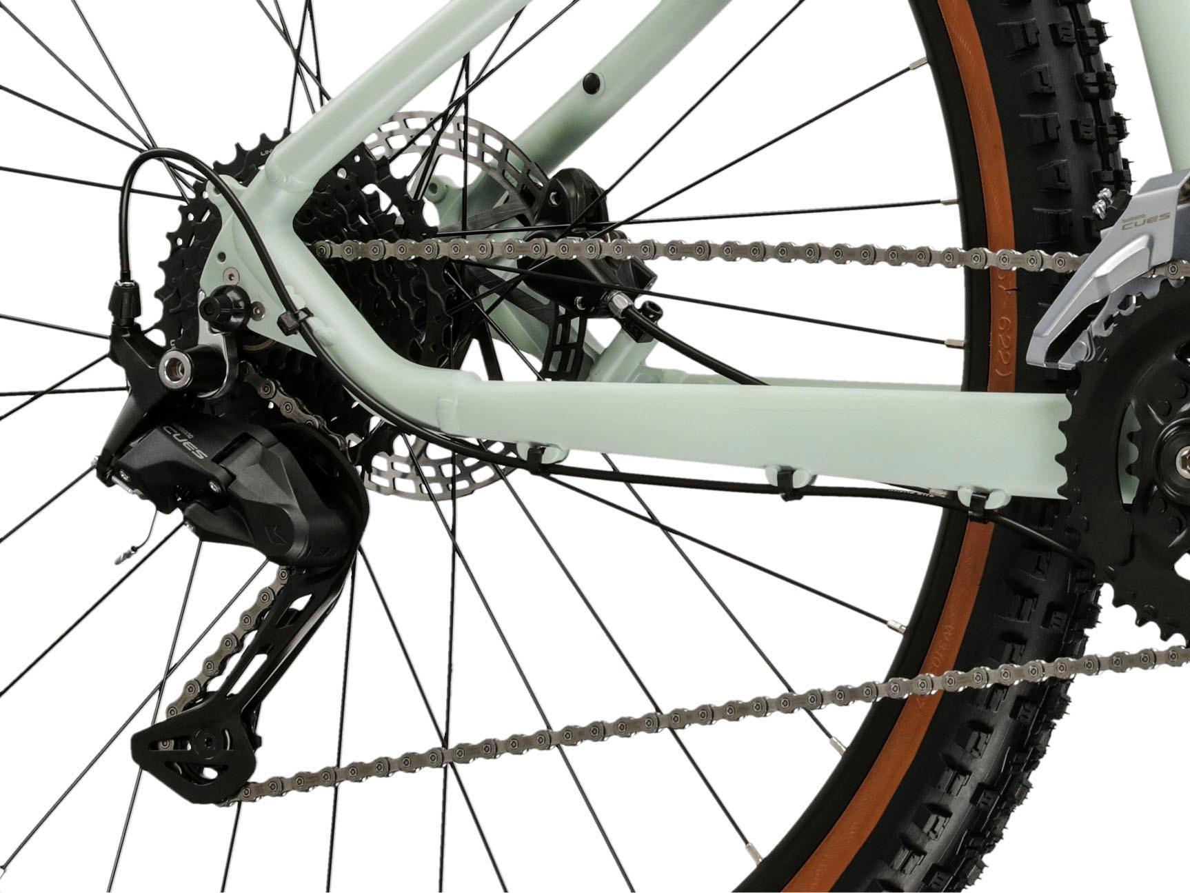 Kross Mountainbike »KROSS Mountainbike Hardtail Damen 27.5" Lea 5.0 ULT.RA mint 18 Gänge« 18 Gang Shimano CUES U3020 Schaltwerk Kettenschaltung