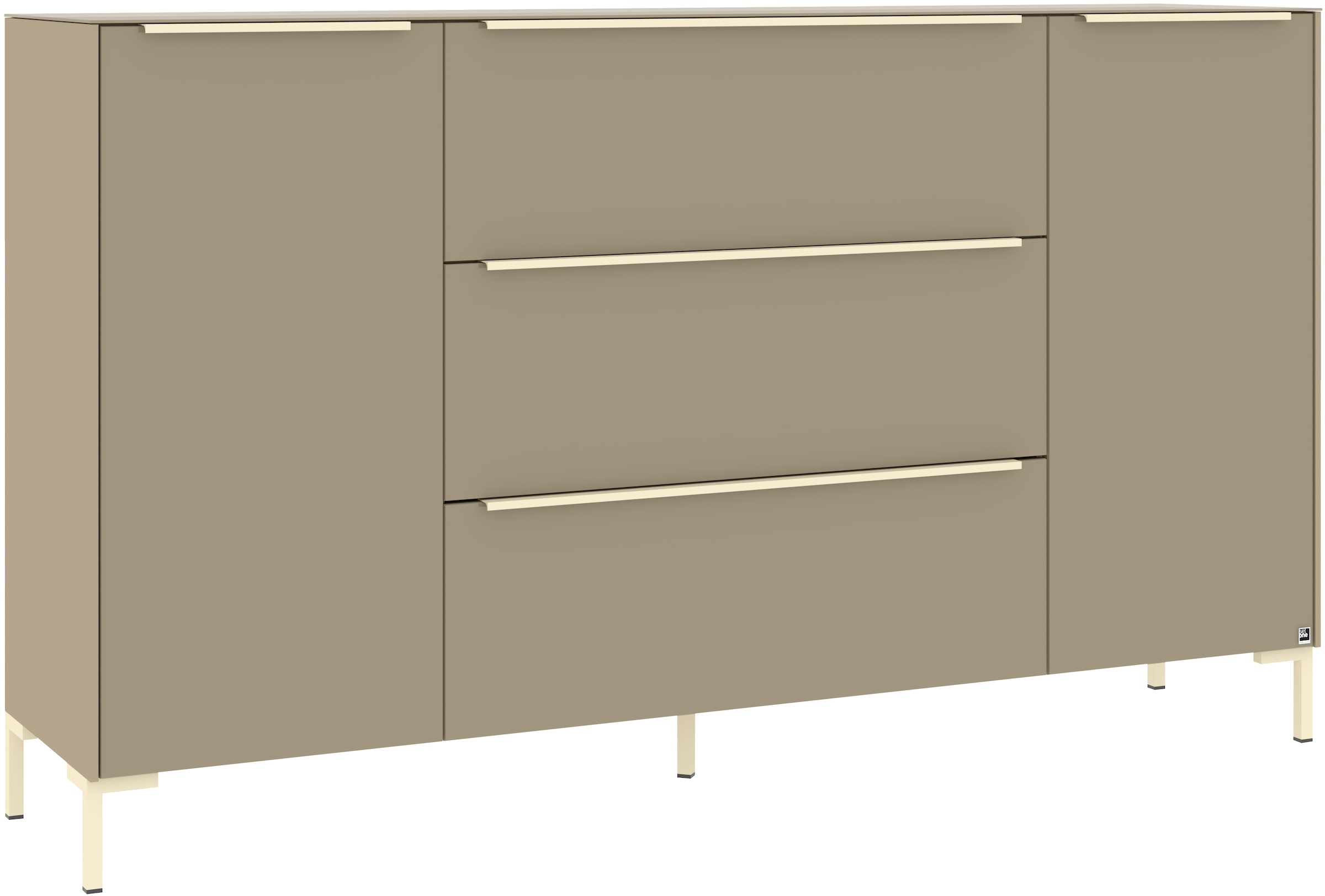 set one by Musterring Sideboard »Reno« 1 Stk. tlg. Mit Winkelfuß in diversen Farben, 108 cm Höhe & Farbauswahl