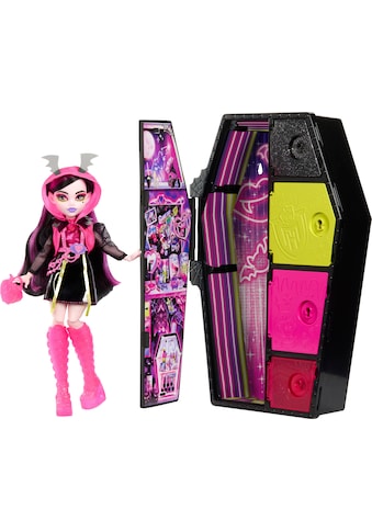 Anziehpuppe »Monster High, Skulltimate Secrets: Neon Frights, Draculaura«