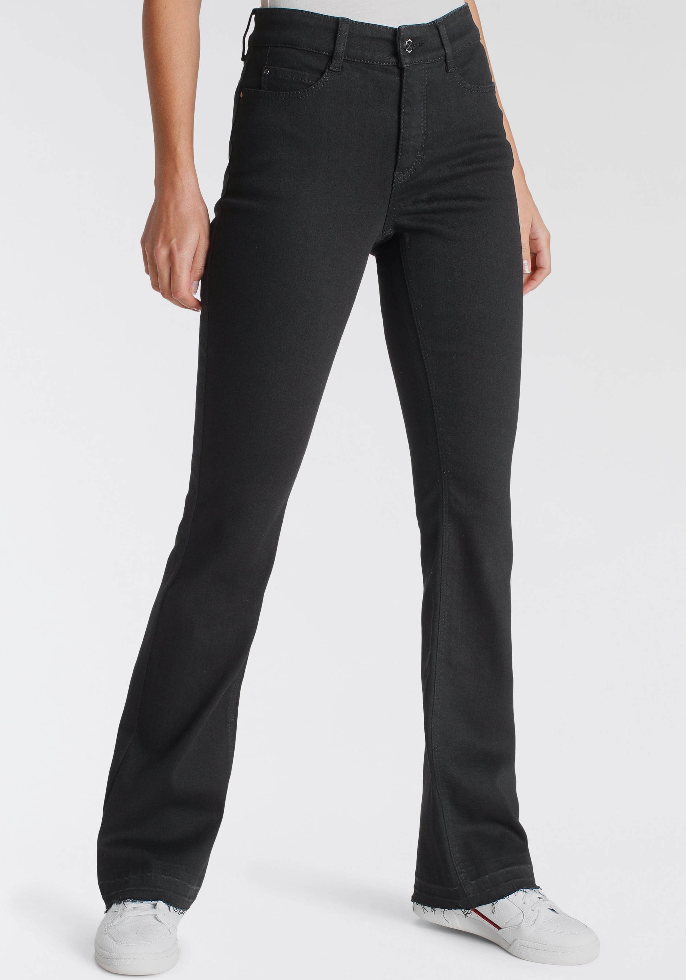 Mac Baby Cord Boot Cut Jean Black 090r 34L