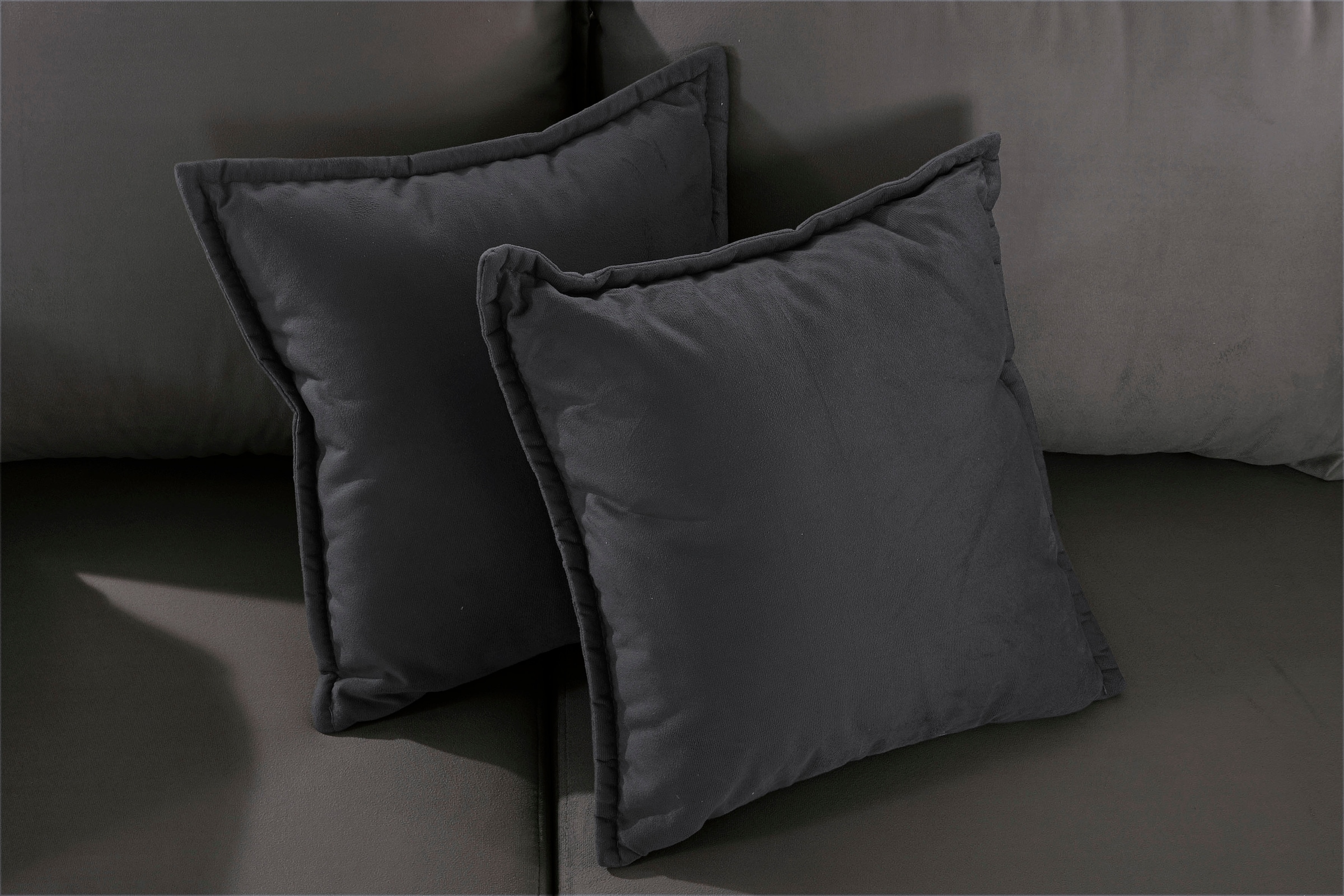INOSIGN Ecksofa »Asra L-Form«, incl. Bettfunktion und Bettkasten, Seitentasche im Armteil, Federkern