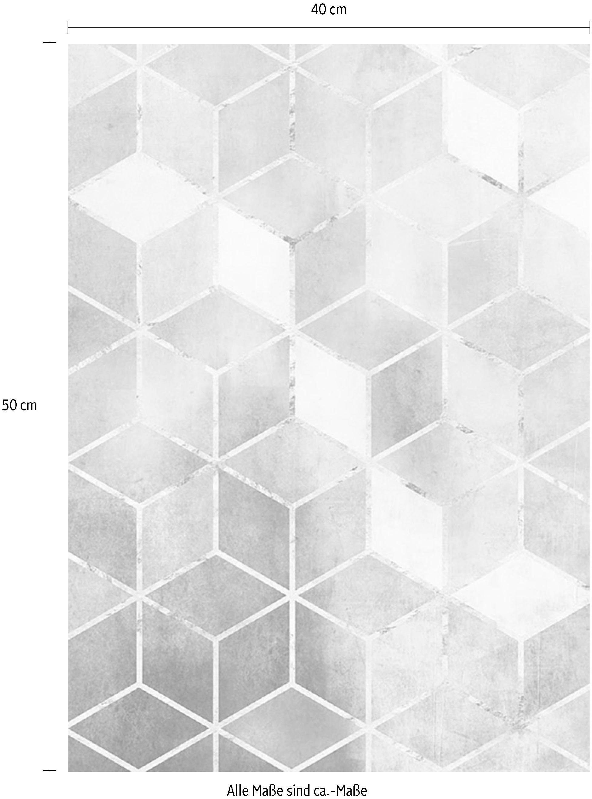 Komar Bild »Mosaik Azzuro«, Abstrakt, (1 St.), Wandbild zur Dekoration - ohne Rahmen