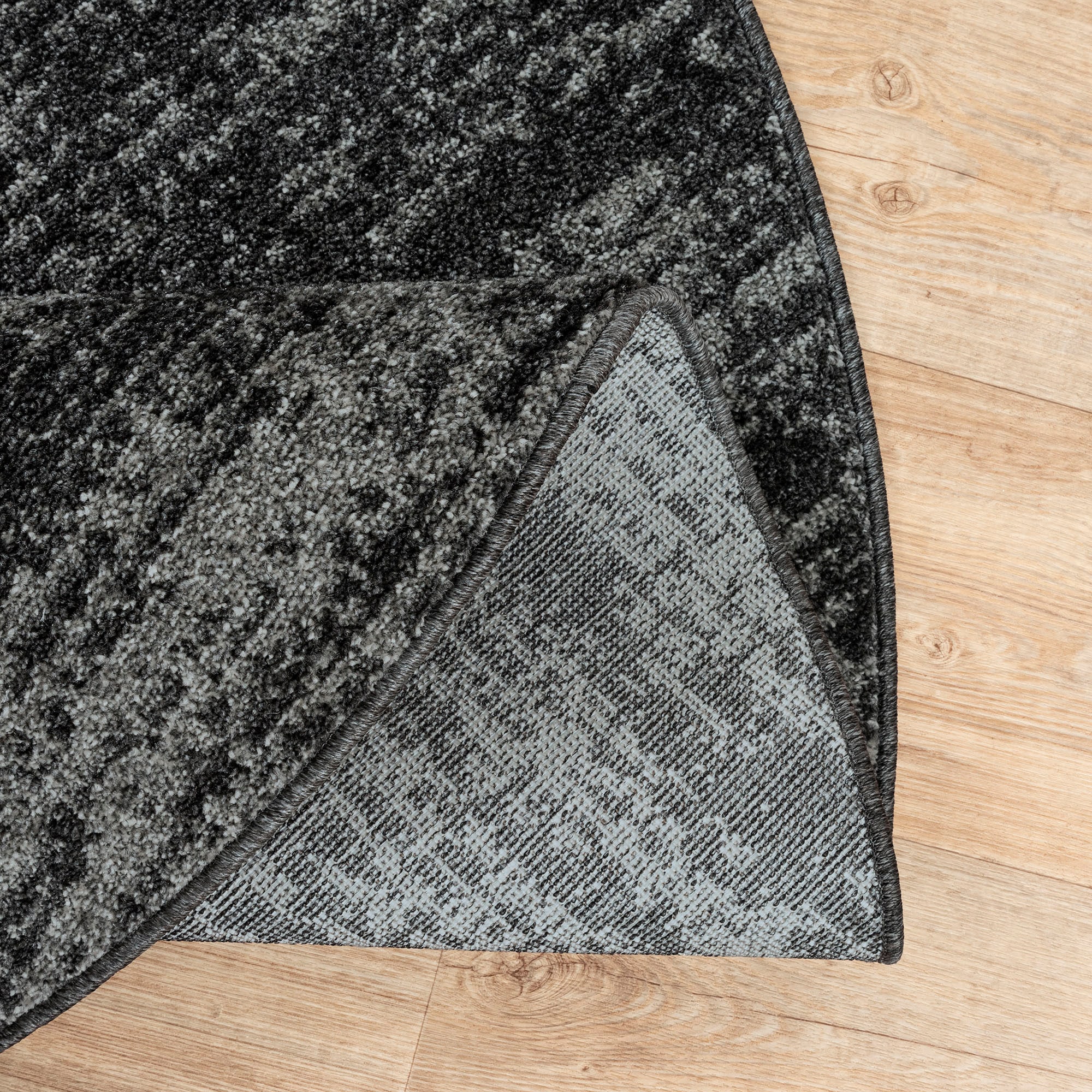 Sanat Teppich »Oslo«, rund, 10 mm Höhe, Kurzflor, Wohnzimmer, Schlafzimmer, fussbodenheizungsgeeignet