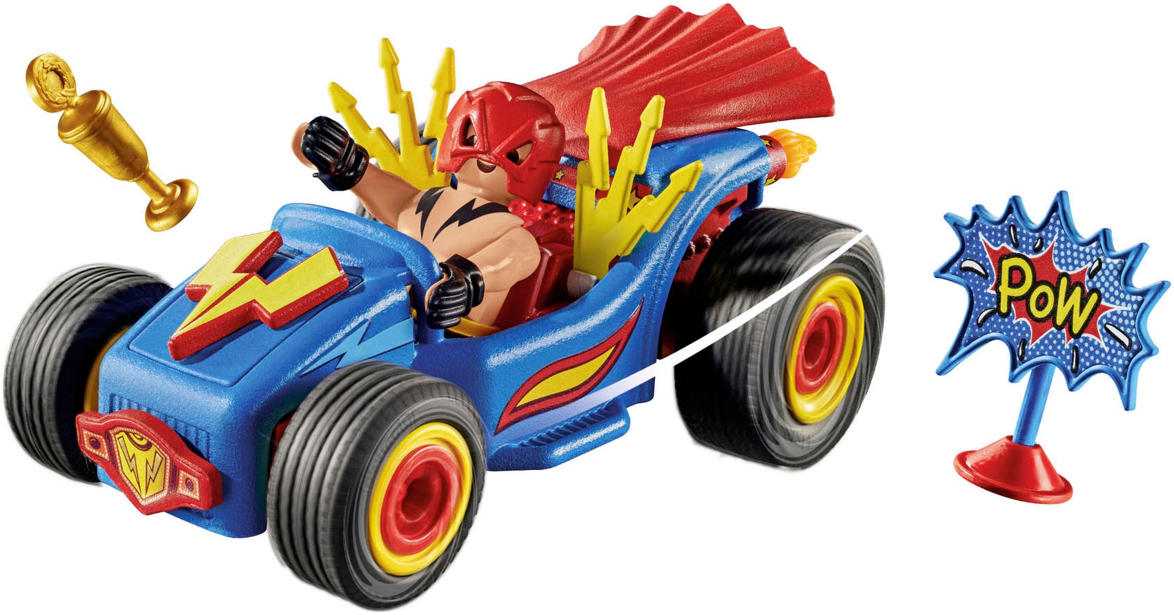 Playmobil® Konstruktions-Spielset »Rasender Wrestler (71632), Funstars«, (39 St.), Made in Europe