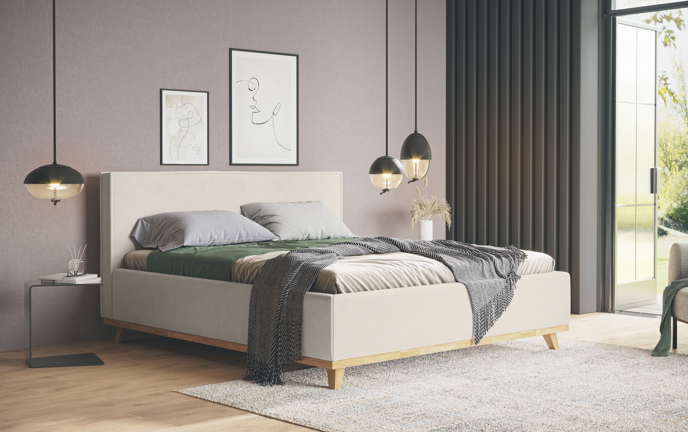 COTTA Polsterbett »MILLI I wahlweise mit Bettkasten« günstig online kaufen