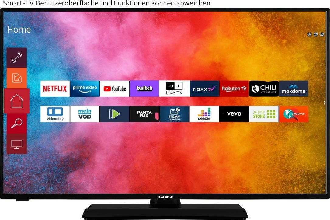 HD, auf kaufen Telefunken 108 LED-Fernseher Smart-TV Zoll, »D43F500M4CWI«, Full Rechnung cm/43