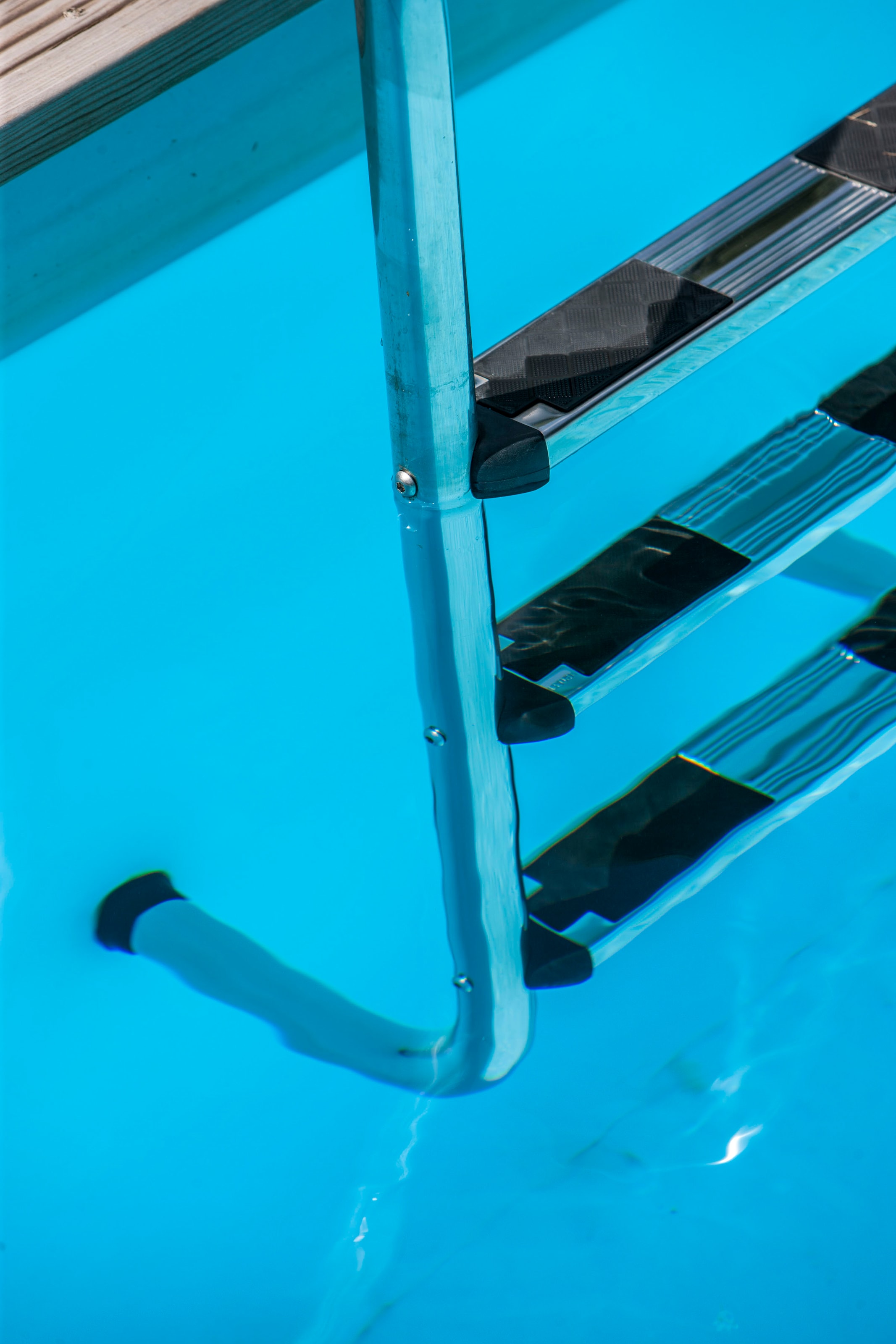 Gre Poolleiter »für Echtholzpools«, Edelstahl, 3 Stufen