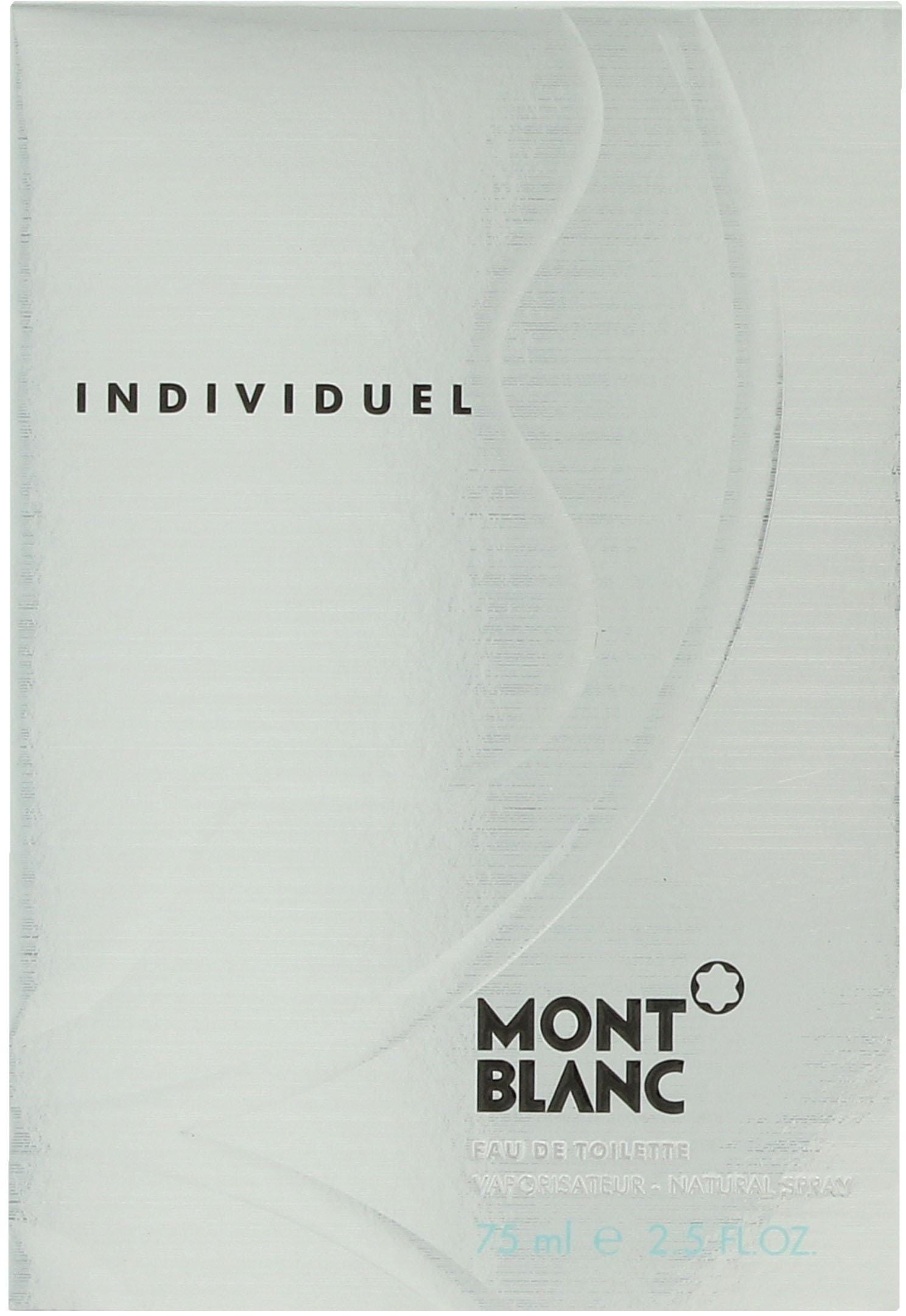 MONTBLANC Eau de Toilette »Individuel«, Holzig-orientalischer Herrenduft mit Lavendel, Jasmin und Vanille.