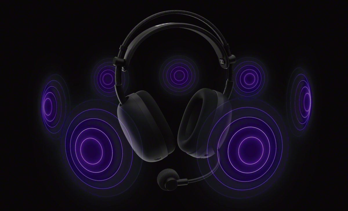 Sony Gaming-Headset »INZONE H9 II«, A2DP Bluetooth-AVRCP Bluetooth-Bluetooth-HFP-HSP, Adaptive Noise-Cancelling-Freisprechfunktion-Mikrofon abnehmbar-Rauschunterdrückung-Stummschaltung-Transparenzmodus