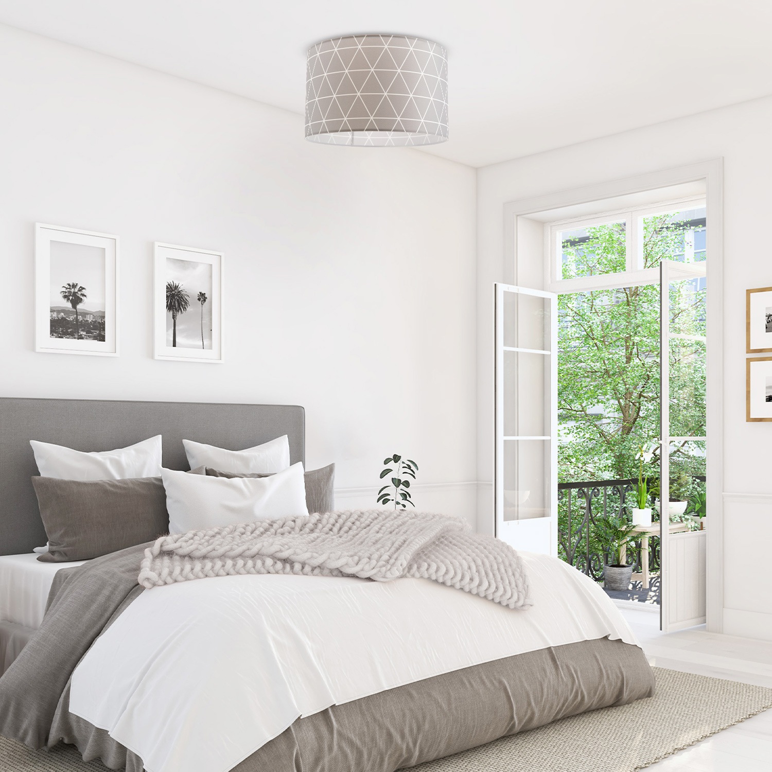 Paco Home Deckenleuchte »Stella 401«, 1 flammig, Leuchtmittel E27   ohne Le günstig online kaufen