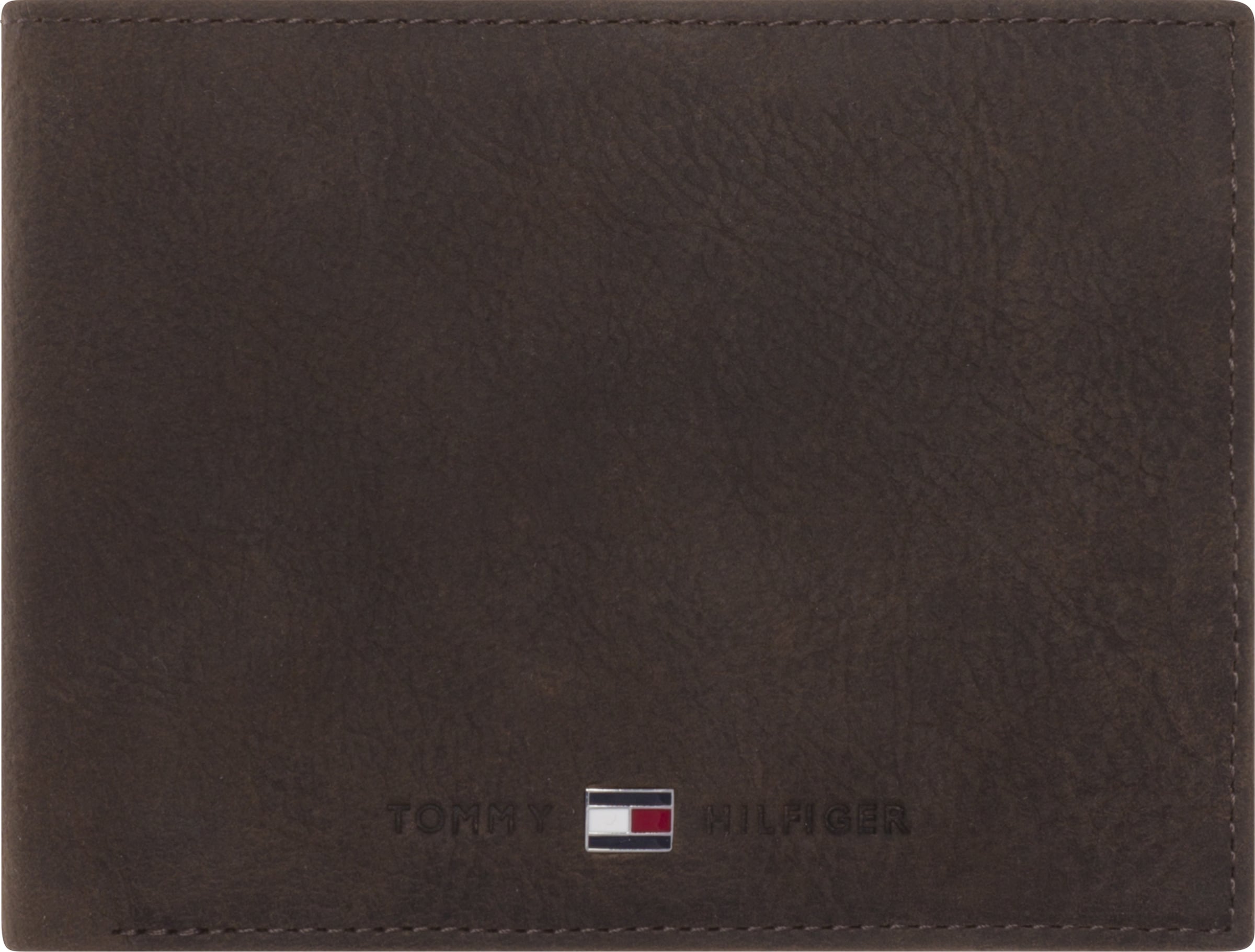Tommy Hilfiger Geldbörse »JOHNSON CC AND COIN POCKET«, im kleinen Format aus hochwertigem Leder