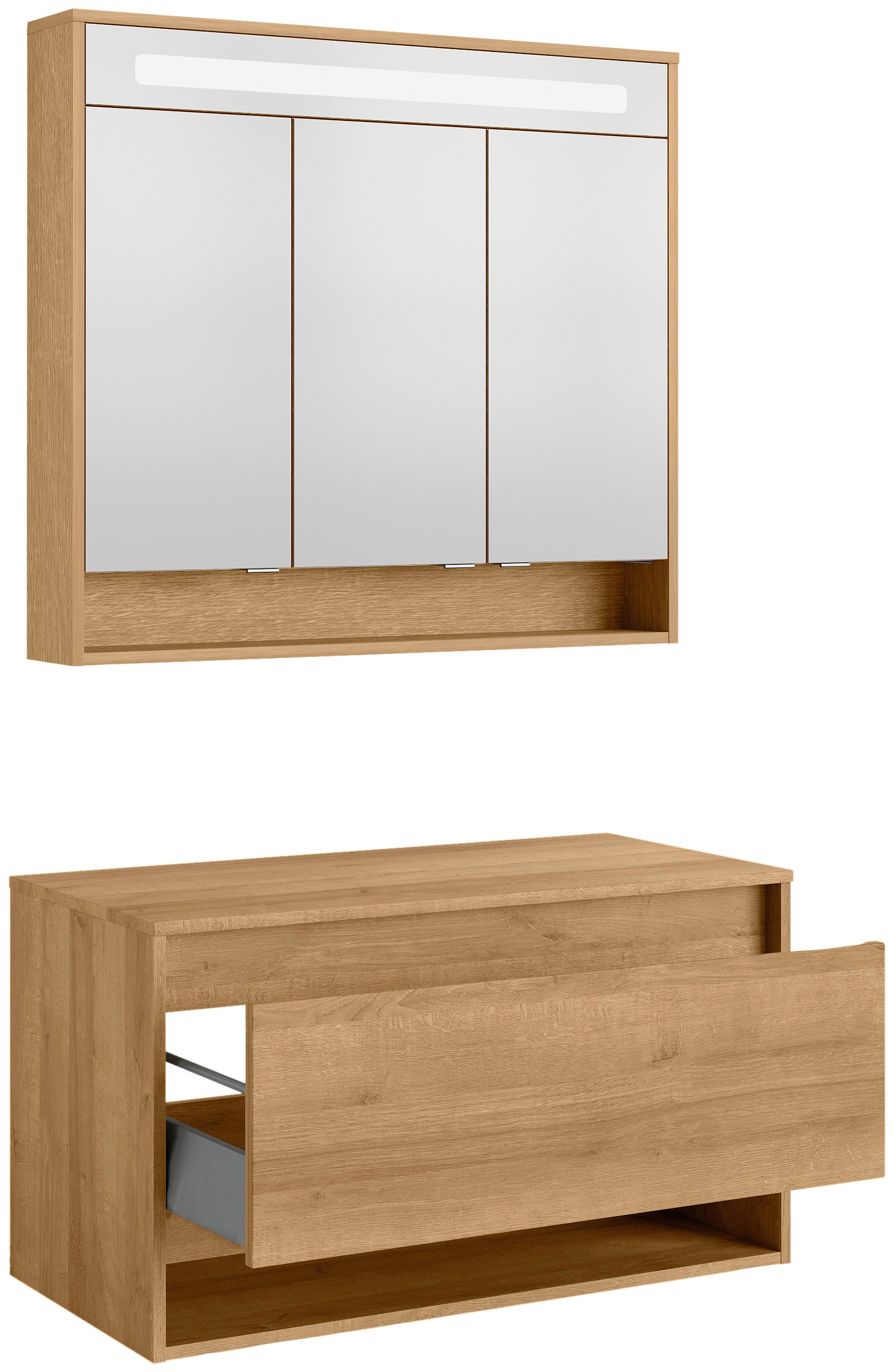 FACKELMANN Badmöbel-Set Natura Badmöbel Set 2 günstig online kaufen
