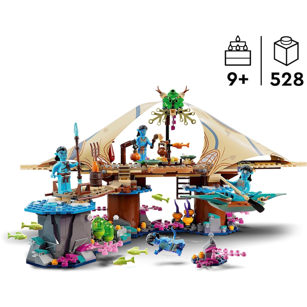 LEGO® Konstruktionsspielsteine »Das Riff der Metkayina (75578), LEGO® Avatar«, (528 St.)