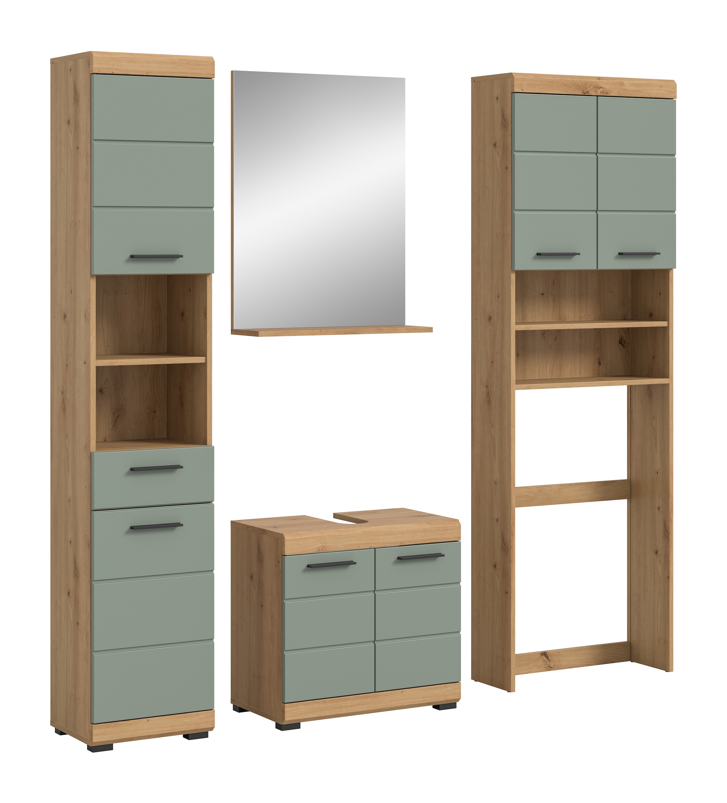 INOSIGN Badmöbel-Set »Siena, 4 teilig, bestehend aus:«, (Set), Hochschrank, günstig online kaufen