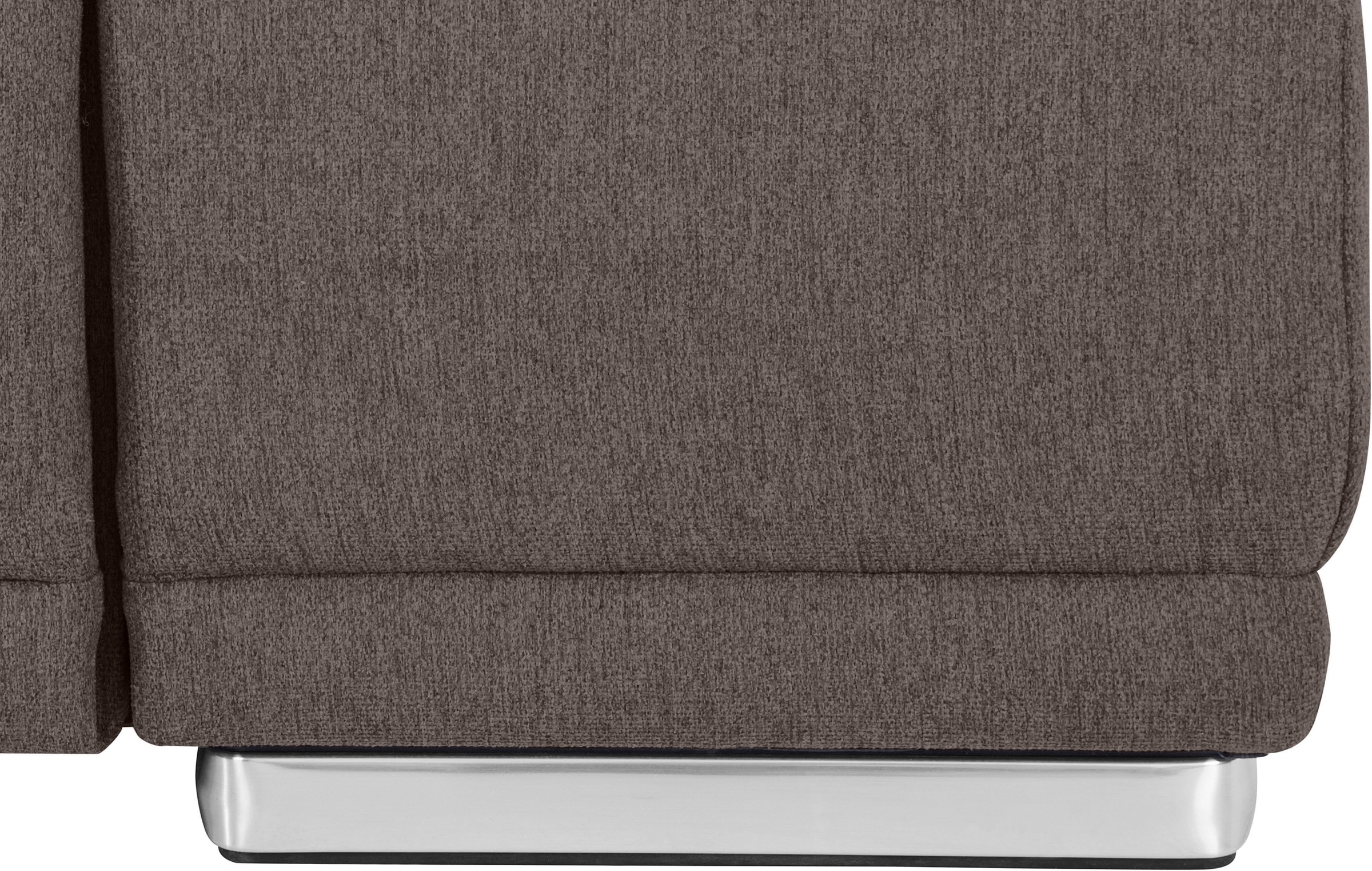 COTTA Ecksofa »Holiday L-Form mit Sitztiefen-, Armteil- und Kopfteilverstellung«, wahlweise mit Bettfunktion & Bettkasten