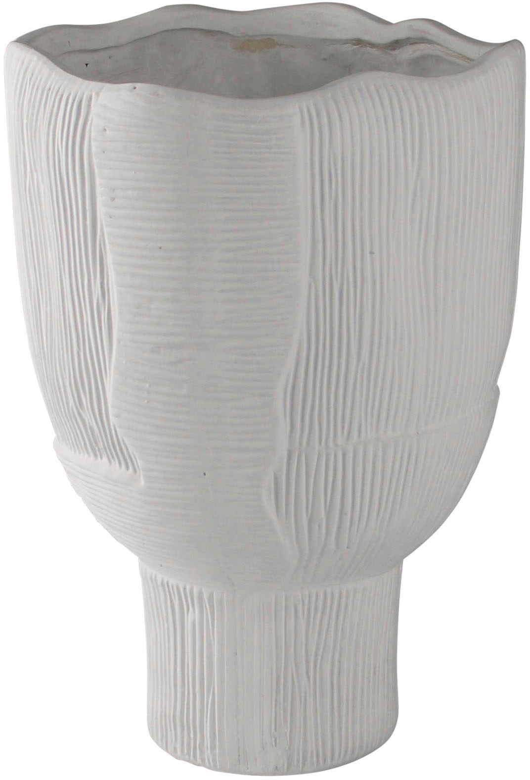 AM Design Dekovase »Blüte, Tischvase aus Keramik, Höhe ca. 35 cm« Keramikva günstig online kaufen