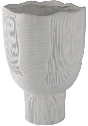 Dekovase »Blüte, Tischvase aus Keramik, Höhe ca. 35 cm«, (1 St.)