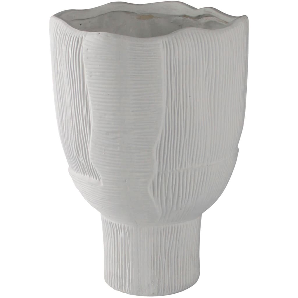 AM Design Dekovase »Blüte, Tischvase aus Keramik, Höhe ca. 35 cm«, (1 St.)