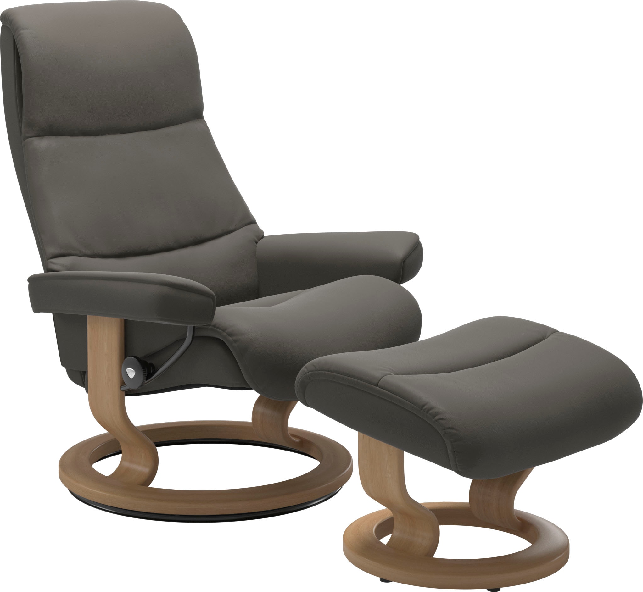 Stressless® Relaxsessel »View« Set, Relaxsessel mit Hocker, mit Classic Bas günstig online kaufen