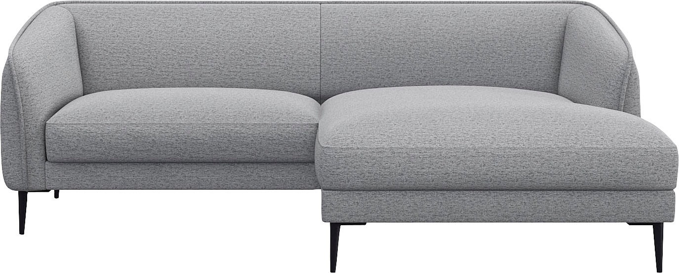 FLEXLUX Ecksofa »Belle Designsofa, bequem durch Kaltschaum im Sitz«, Skandi günstig online kaufen