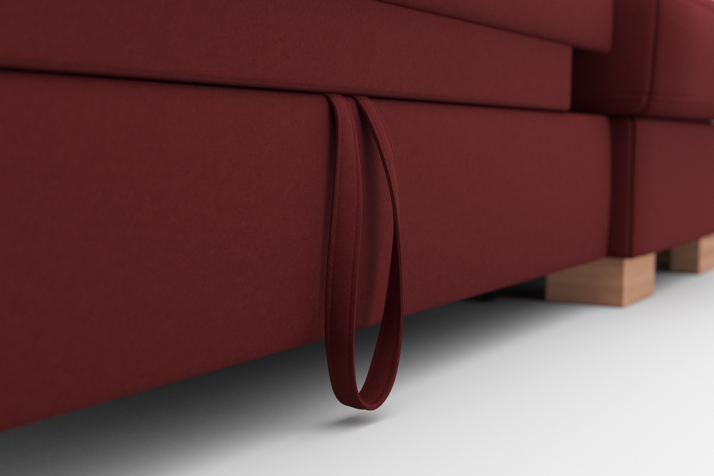 sit&more Ecksofa »Quincy L-Form«, wahlweise mit Bettfunktion und Bettkasten