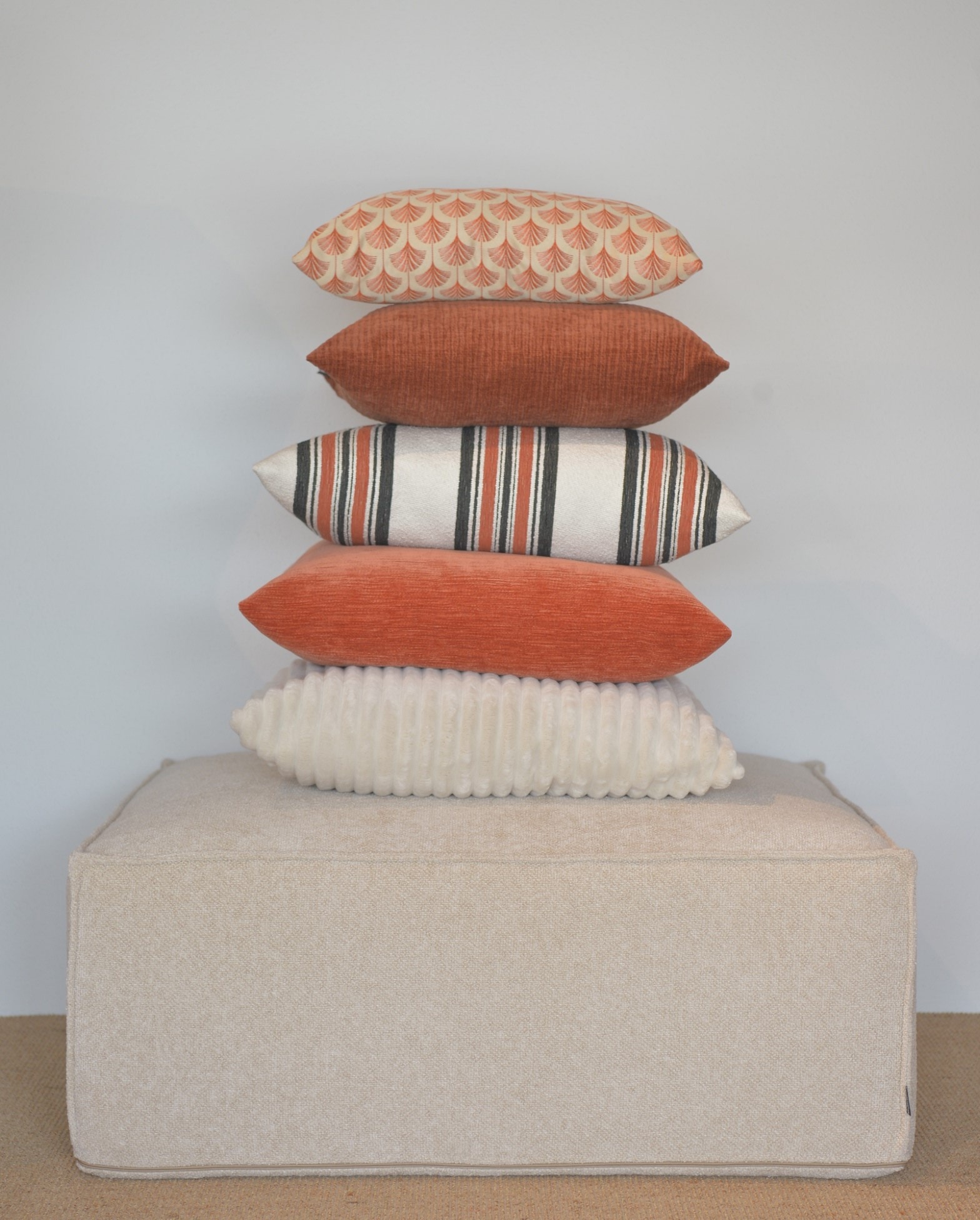 H.O.C.K. Dekokissen »Sera Duo« Streifenkissen inkl. Füllung, 60x40cm, Sofakissen, gestreift