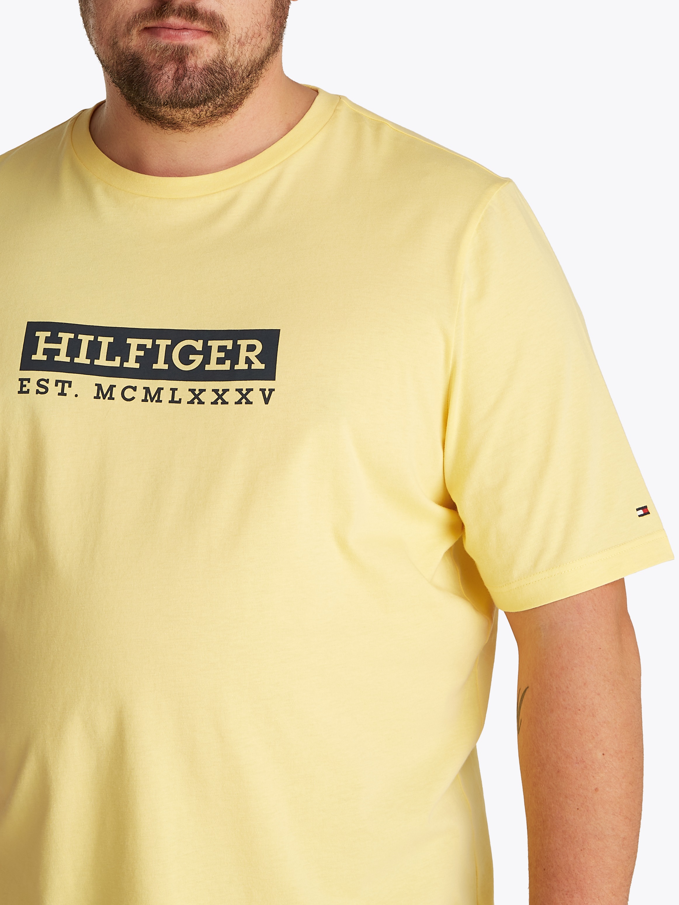 Tommy Hilfiger Big & Tall Kurzarmshirt »BT-COLOUR TO COLOR GRAPHIC TEE-B«, Große Größen
