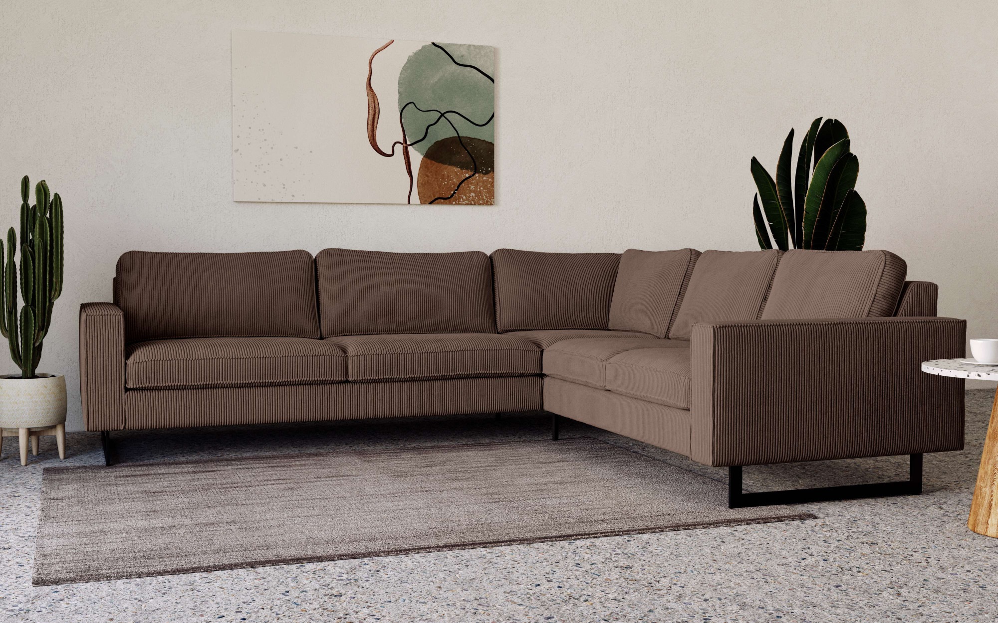 Places of Style Ecksofa Pinto, XXL, günstig online kaufen