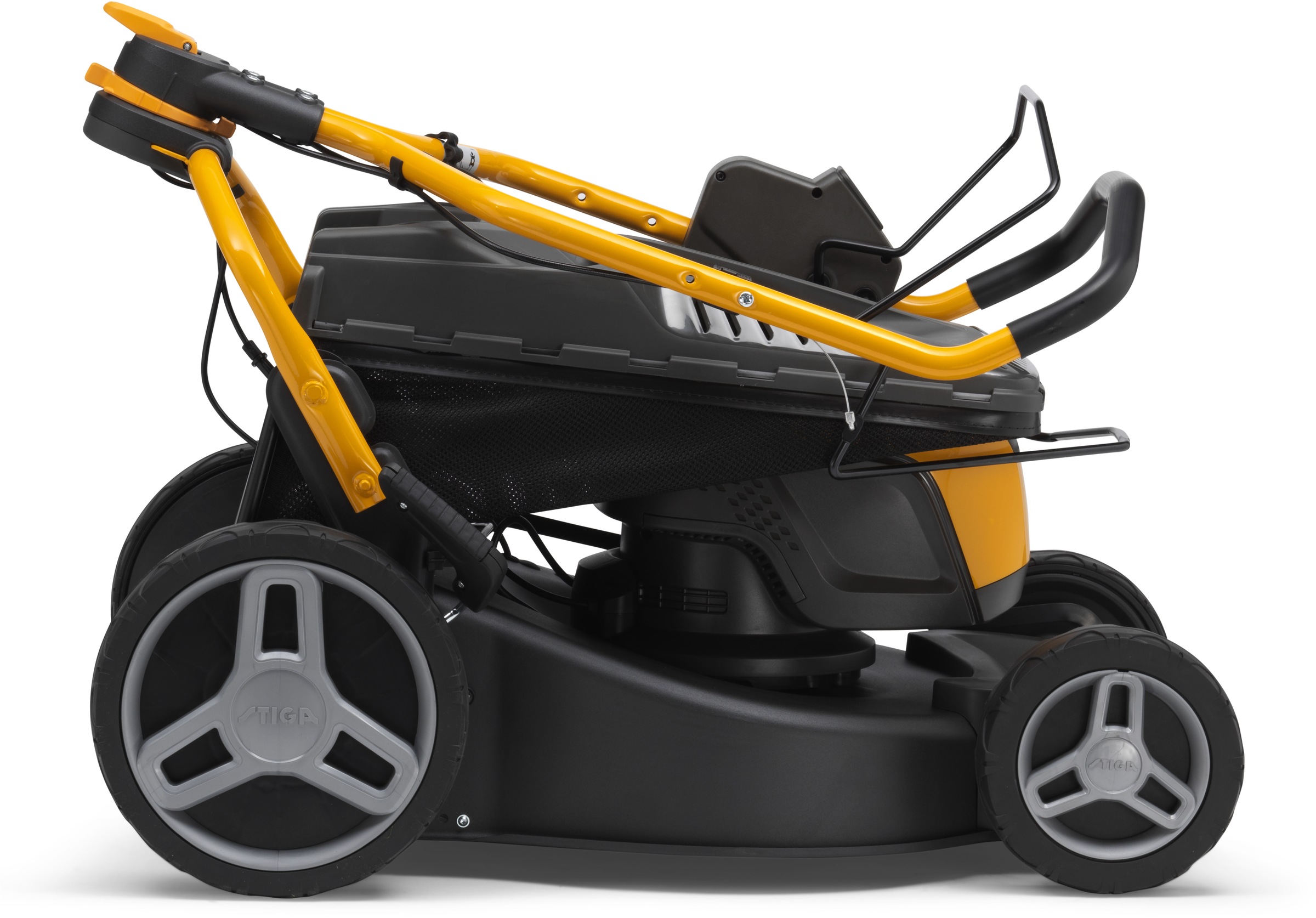 STIGA GARDEN Akkurasenmäher »Combi 548e S«, Radantrieb, Mulchfunktion, inkl. 2x 4 Ah Akku und Schnell-Ladgerät