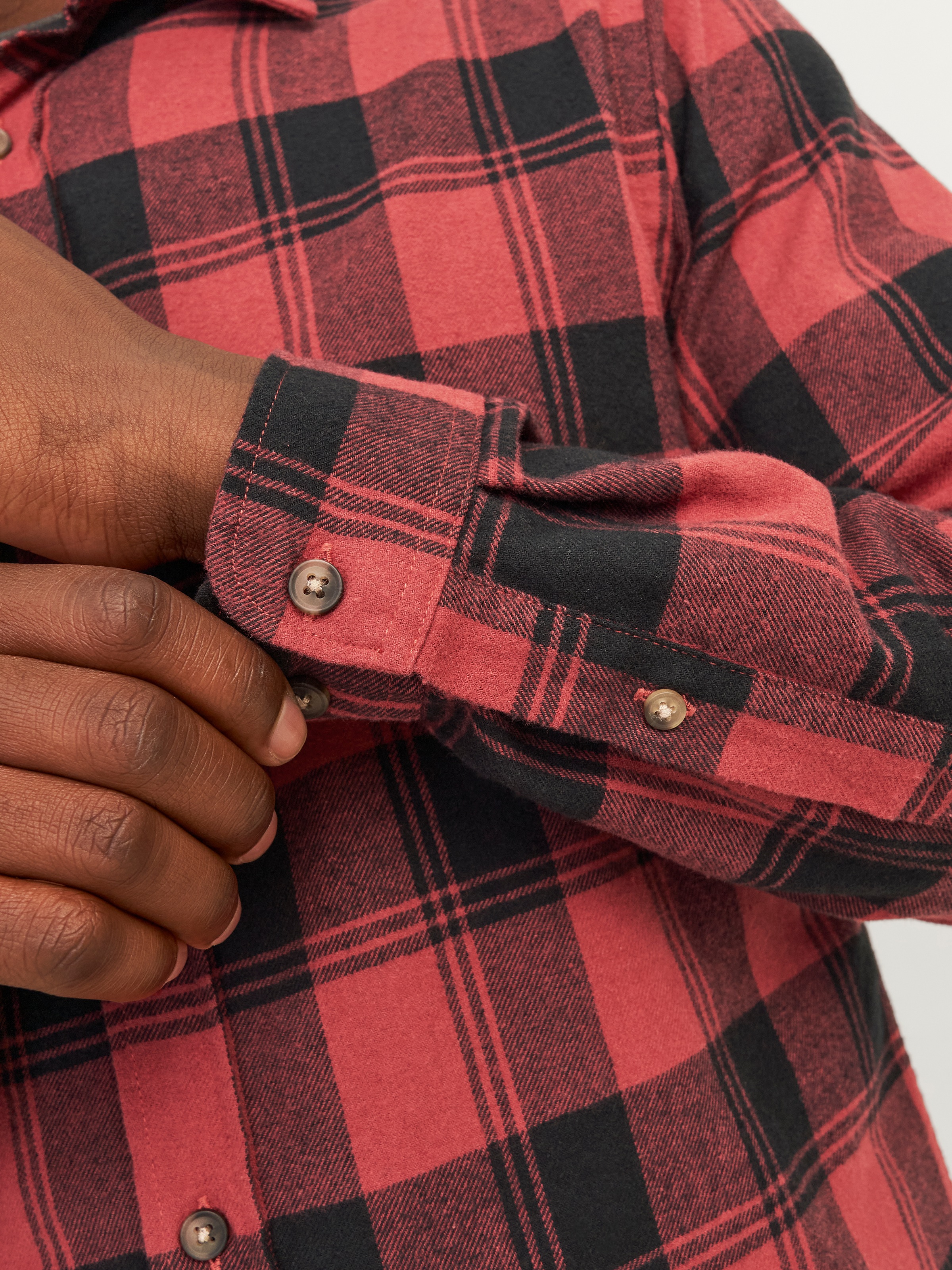 Jack & Jones PlusSize Langarmhemd »JJJOSHUA FALL BUFFALO SHIRT LS PLS«