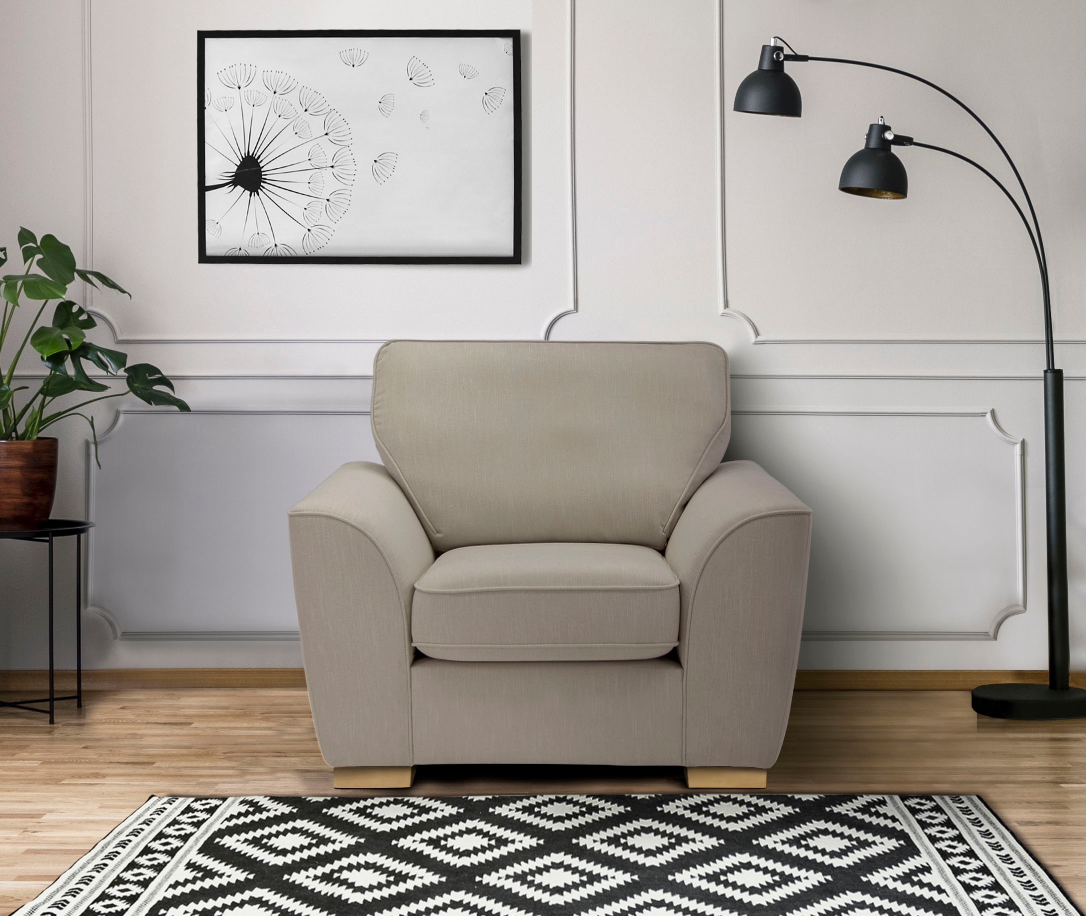 Home affaire Sessel »Savoy Cocktailsessel«, gemütlicher Sessel, in 2 Bezugs günstig online kaufen