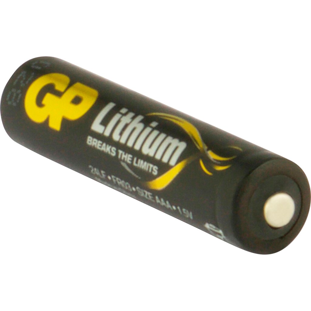 GP Batteries Batterie »AAA Lithium 1,5V 4 Stück«, FR03, 1,5 V, (4 St.)