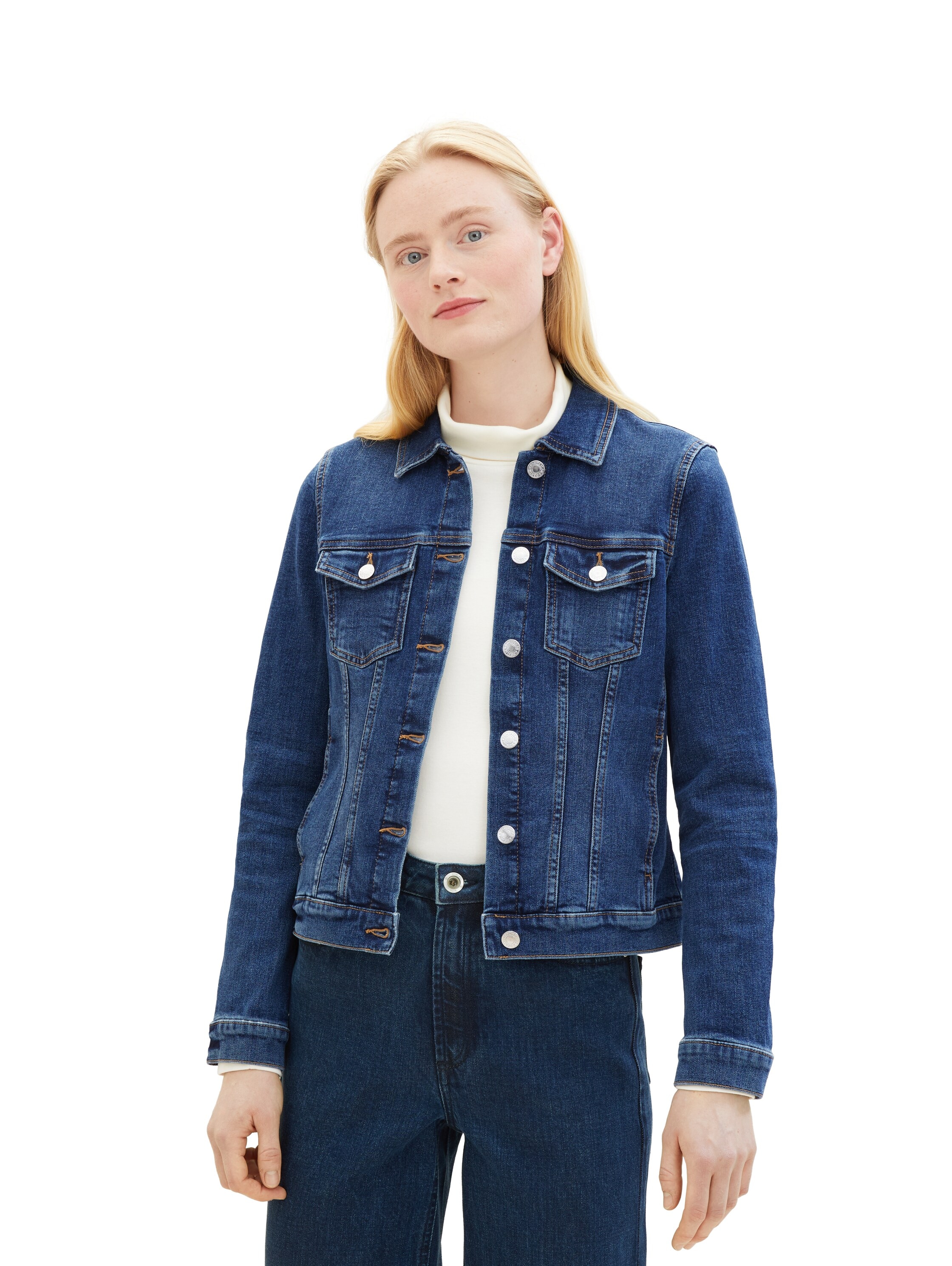 TOM TAILOR Denim Jeansjacke, im klassischen Look und mit Stretch