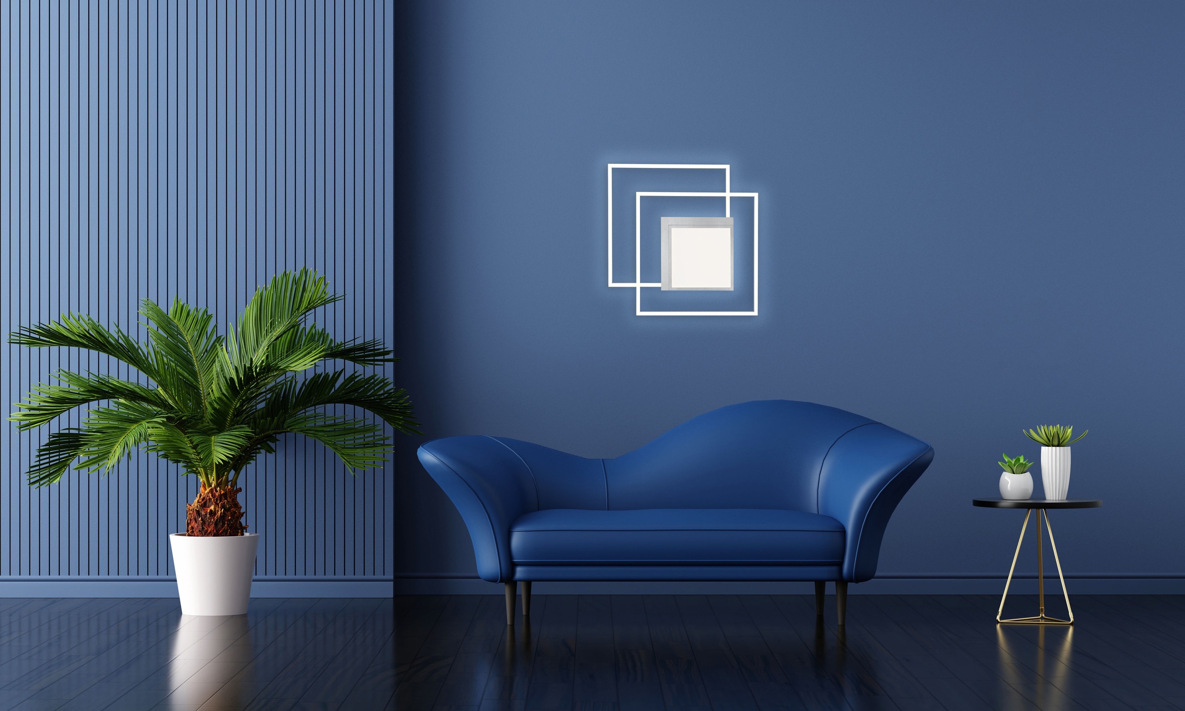 HELL höllisch gutes Licht LED Deckenleuchte »KARO« LED-Modul 1 Stk. warmweiß - kaltweiß Fernbedienung, CCT