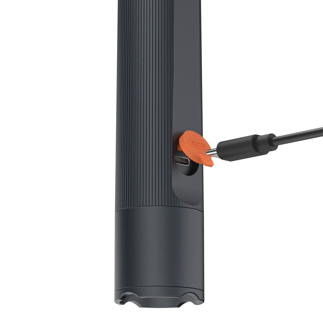 Hama LED Taschenlampe »LED Taschenlampe aufladbar (4 Lichtmodi, zoombar, stoßfest, SOS-Modus)« stromsparend, 300 m Leuchtweite, robust